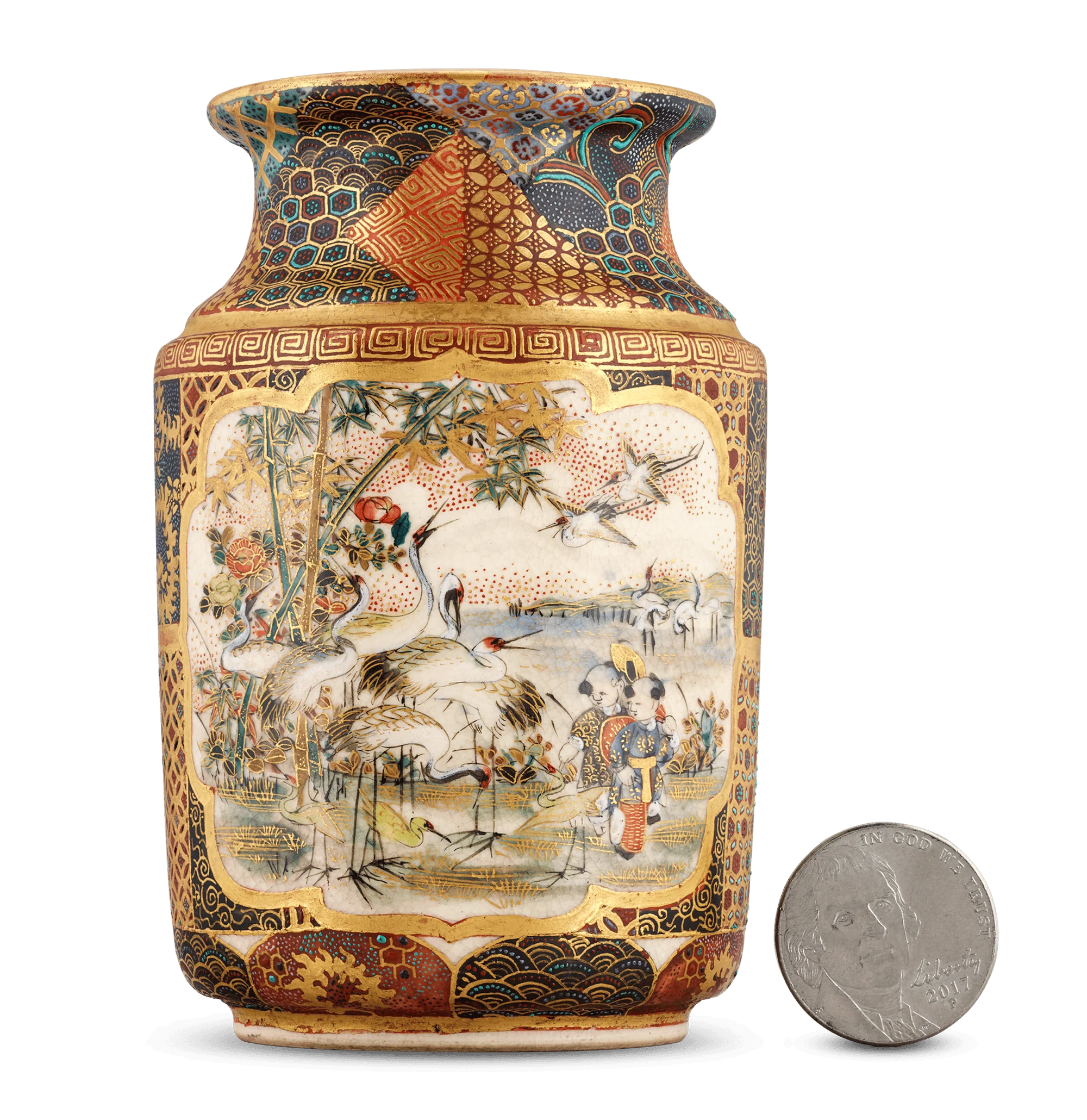 Short Satsuma Vase - Image 2