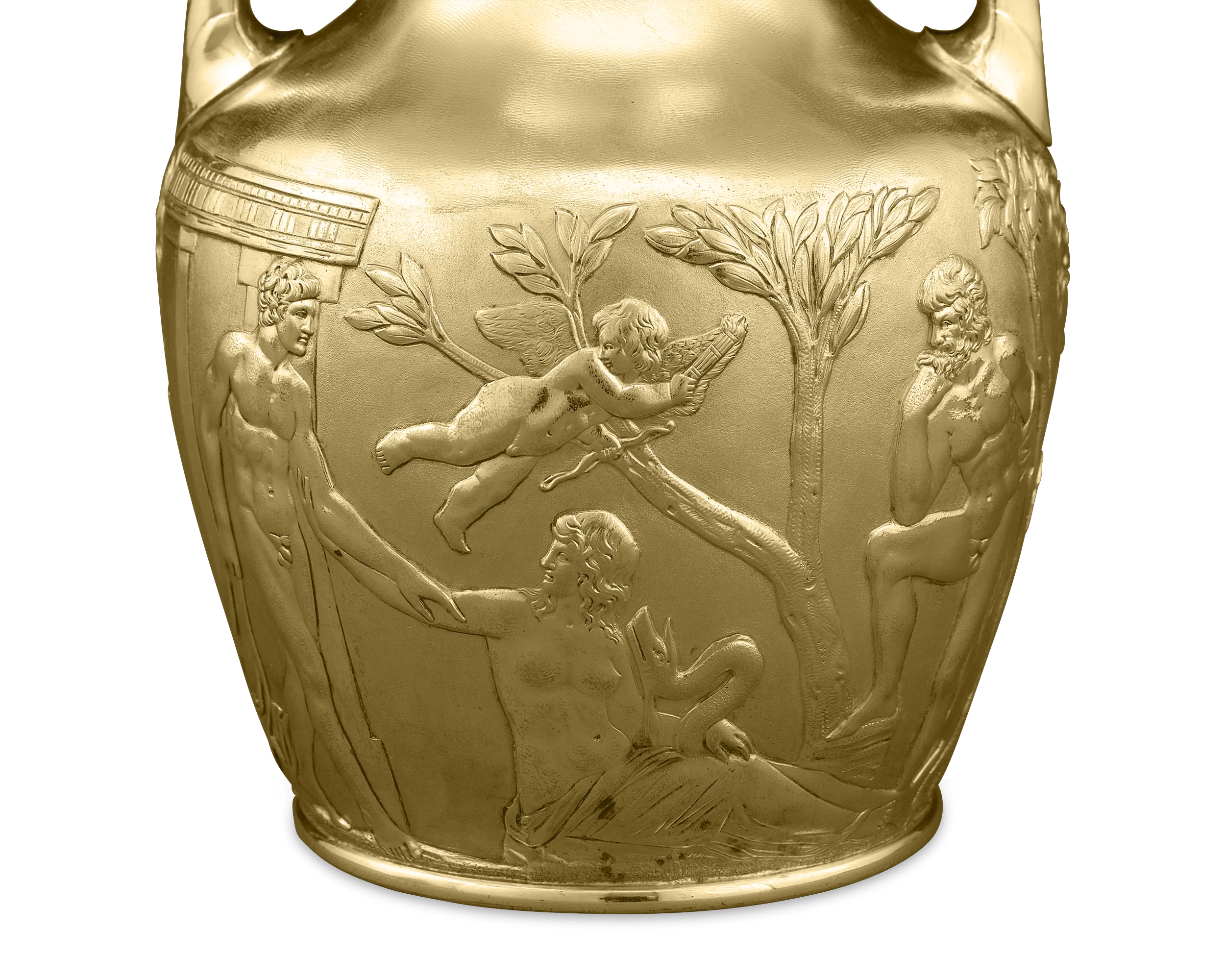 Silver Gilt Portland Vase by Elkington & Co. - Image 3