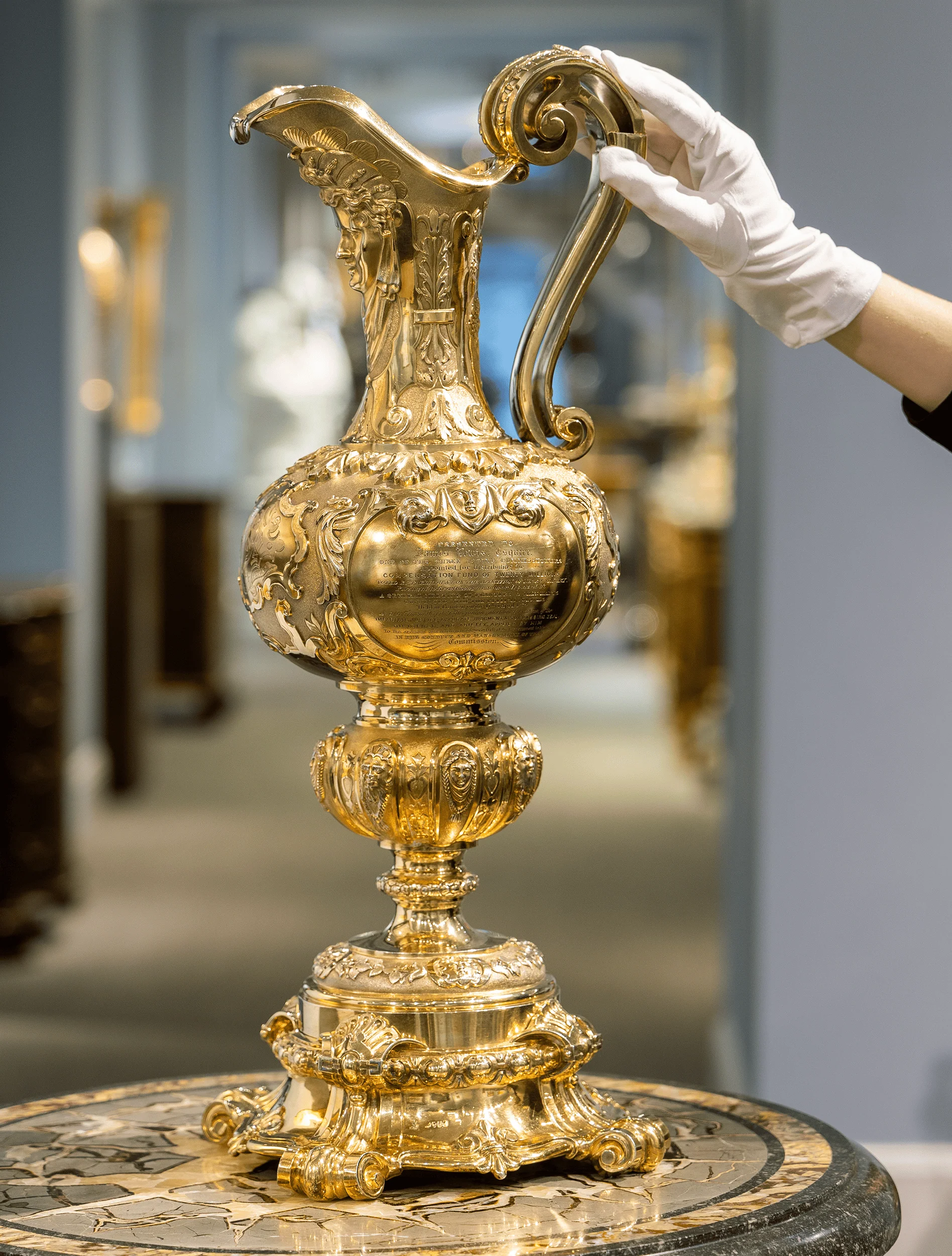 Silver-Gilt Presentation Ewer by R. & S. Garrard - Image 10