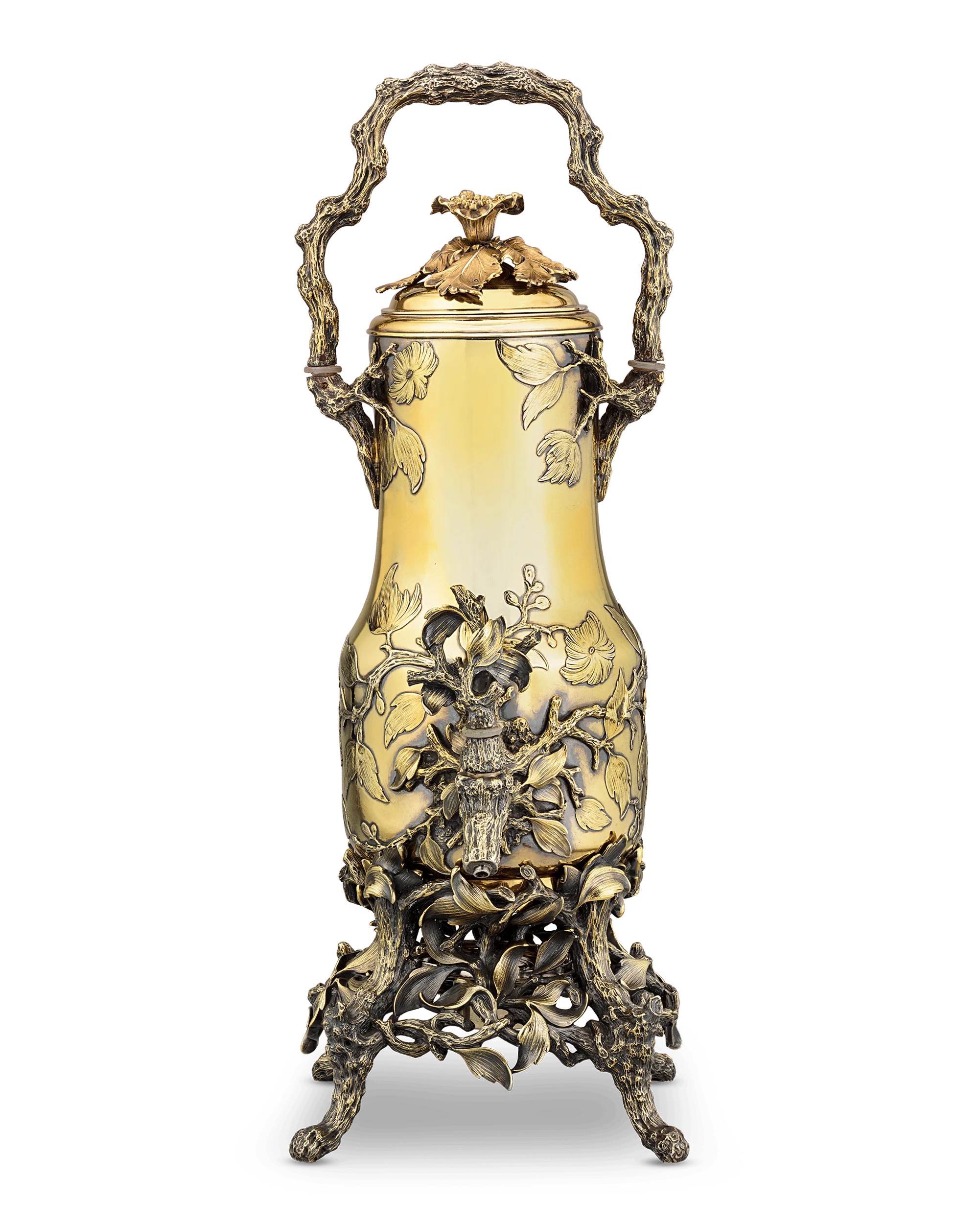 Silver Gilt Tea Fountain by Odiot