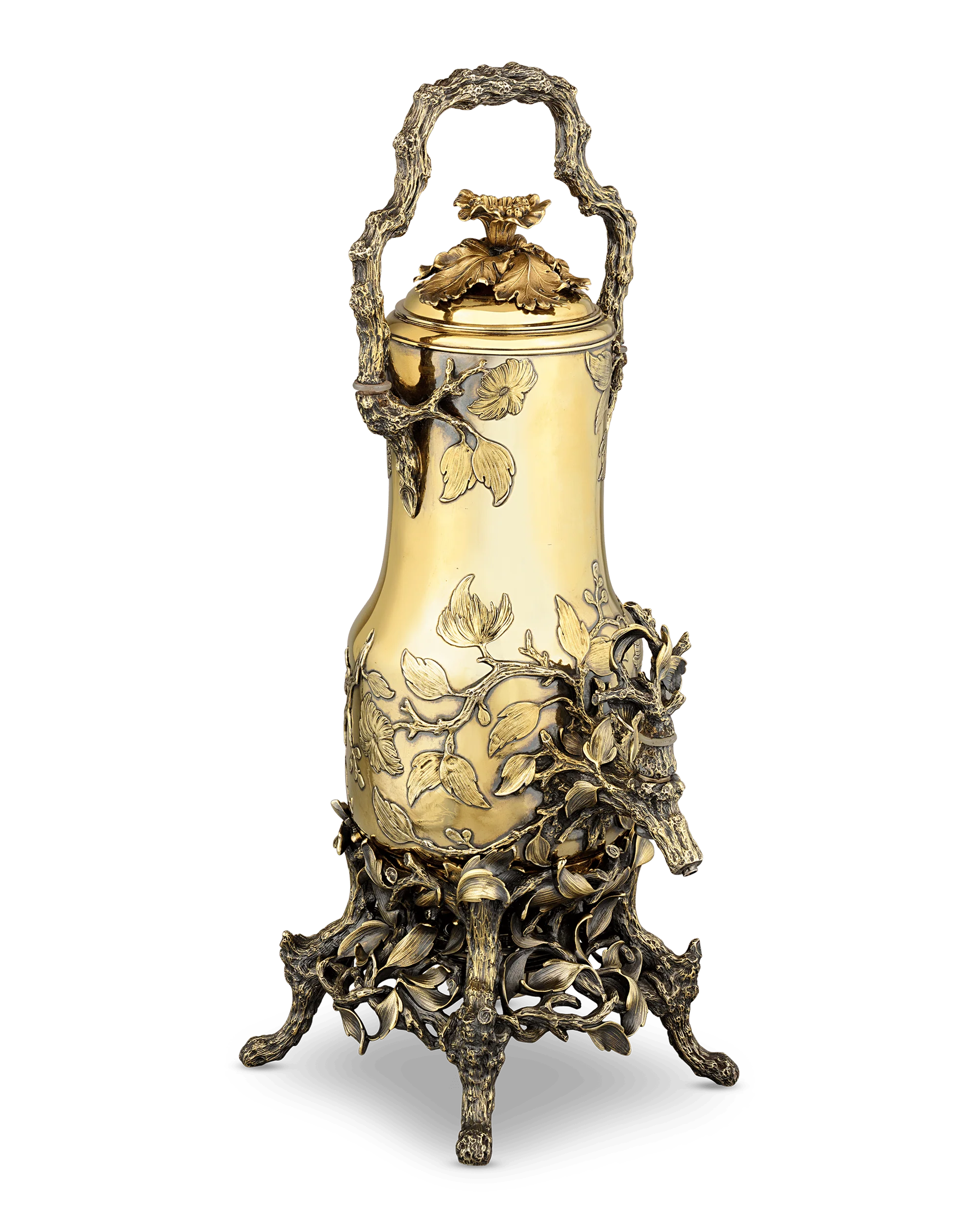 Silver Gilt Tea Fountain by Odiot - Image 2