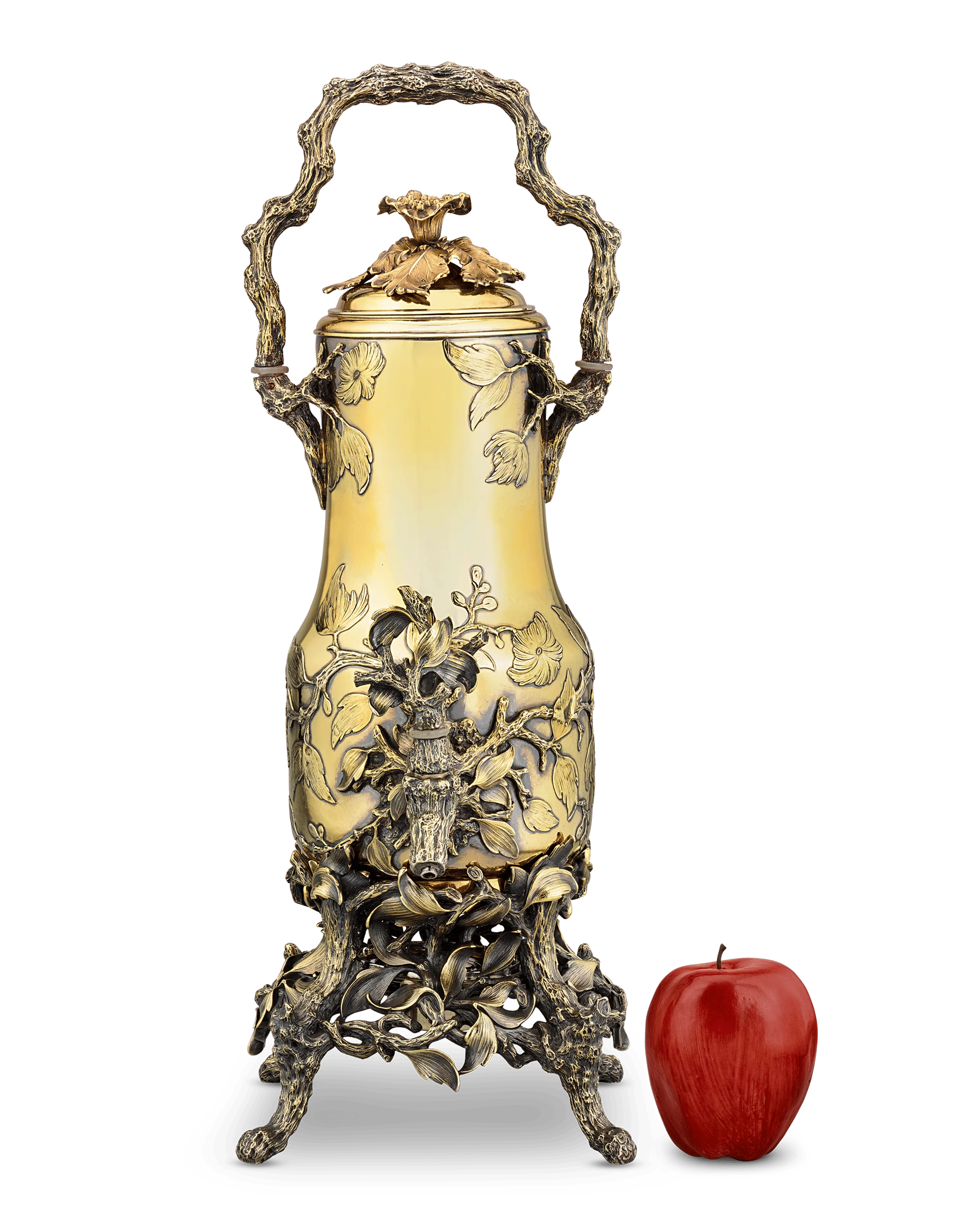 Silver Gilt Tea Fountain by Odiot - Image 8