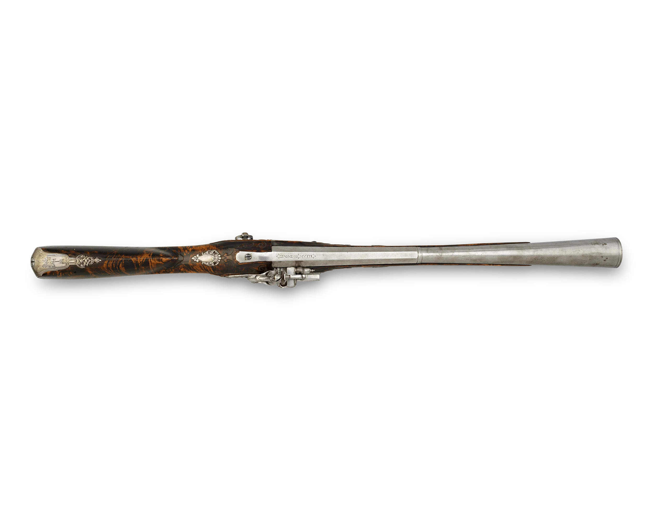 Silver-Mounted Italian Snaphaunce Blunderbuss - Image 4