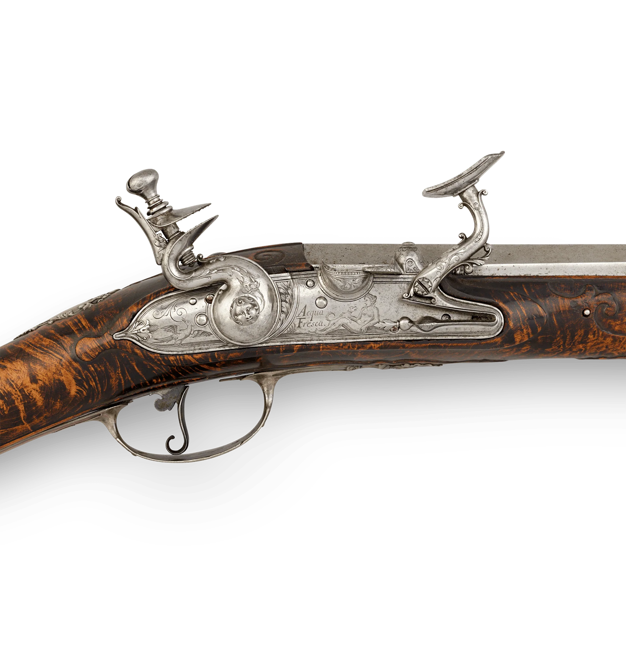 Silver-Mounted Italian Snaphaunce Blunderbuss - Image 5