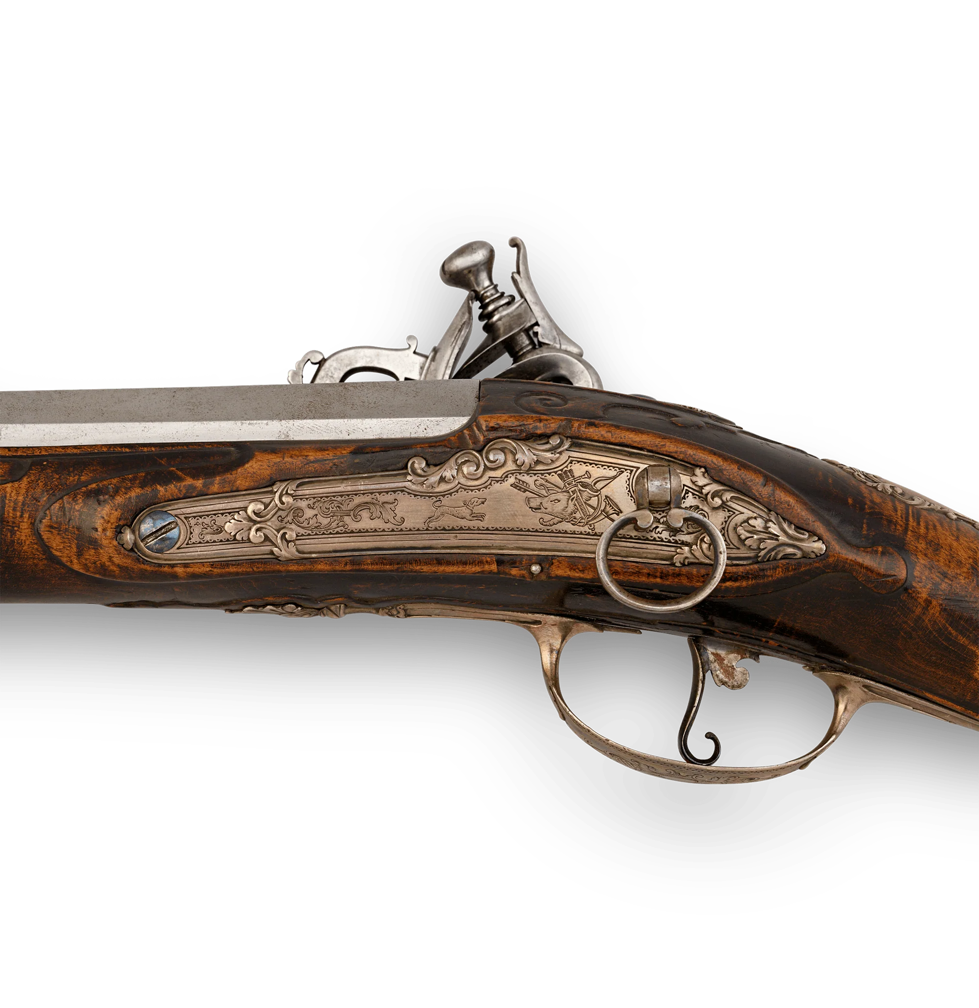 Silver-Mounted Italian Snaphaunce Blunderbuss - Image 6