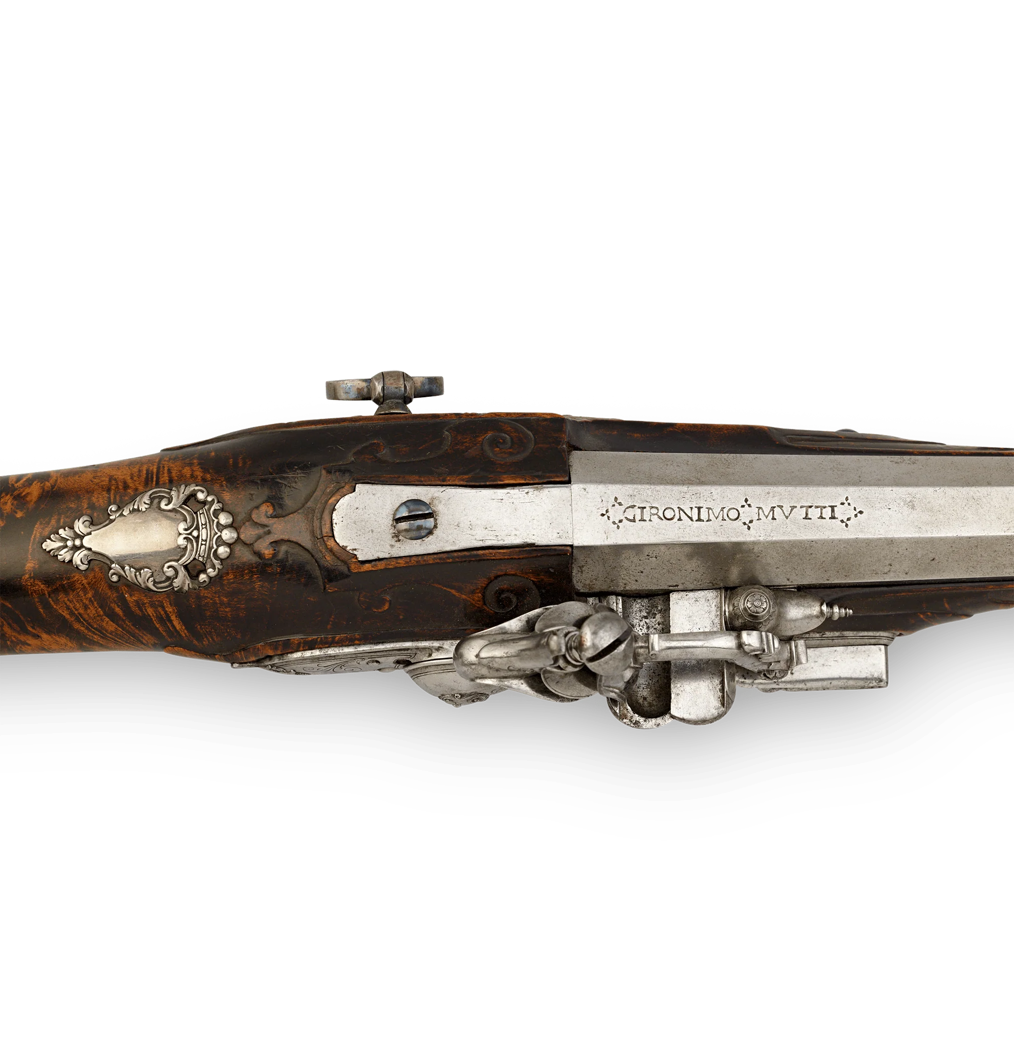 Silver-Mounted Italian Snaphaunce Blunderbuss - Image 8