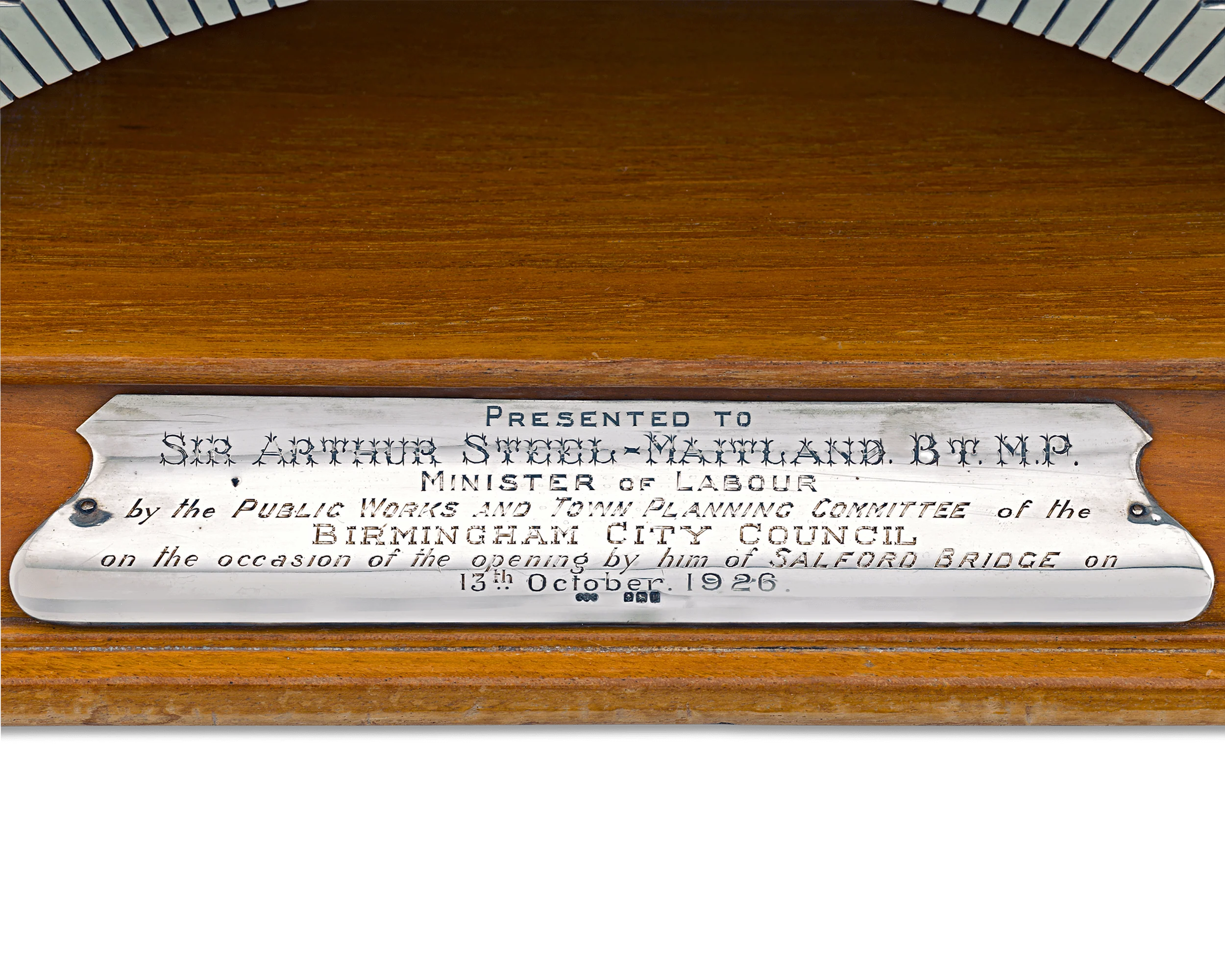 Silver Presentation Inkstand by Turner & Simpson Ltd. - Image 4