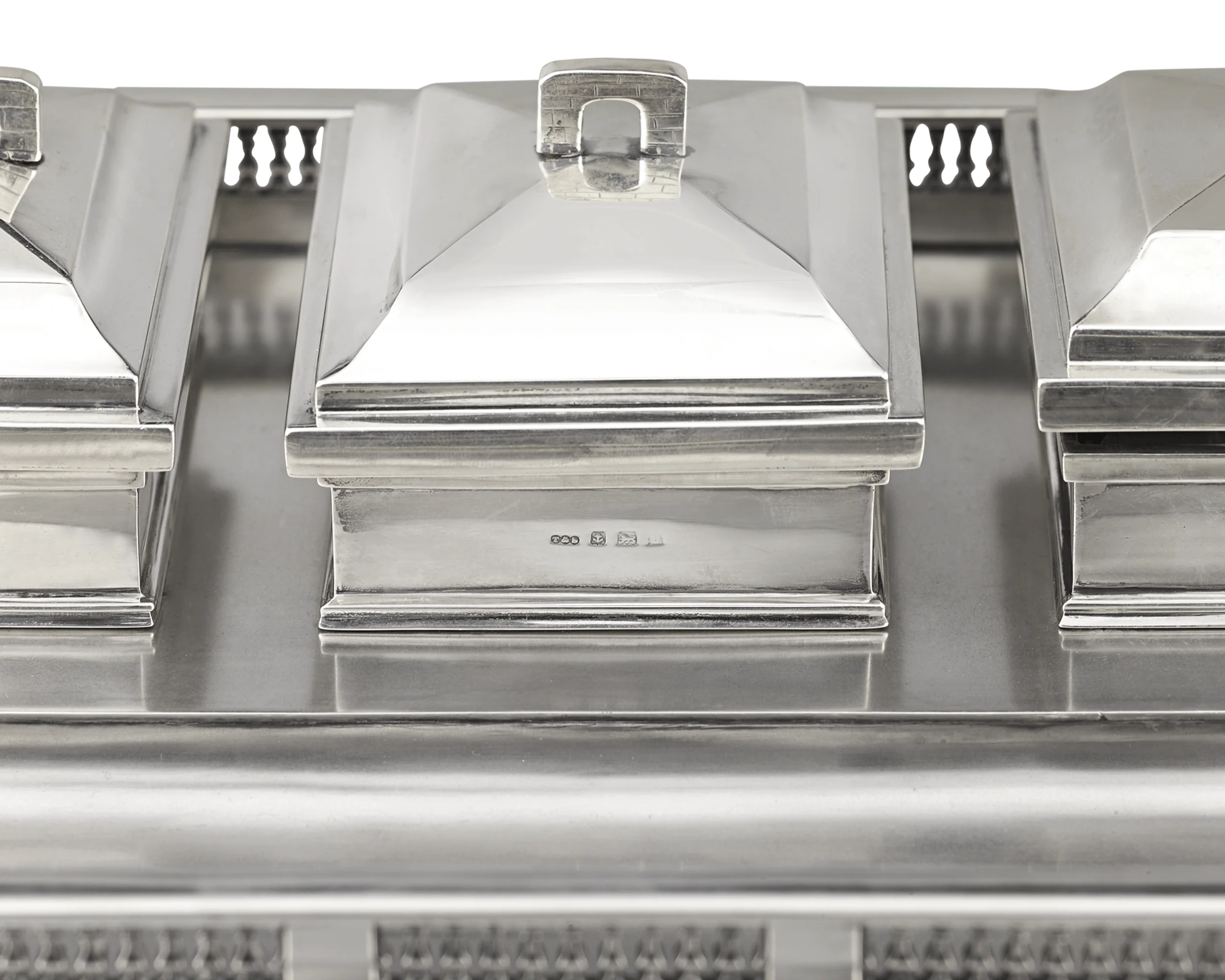 Silver Presentation Inkstand by Turner & Simpson Ltd. - Image 5