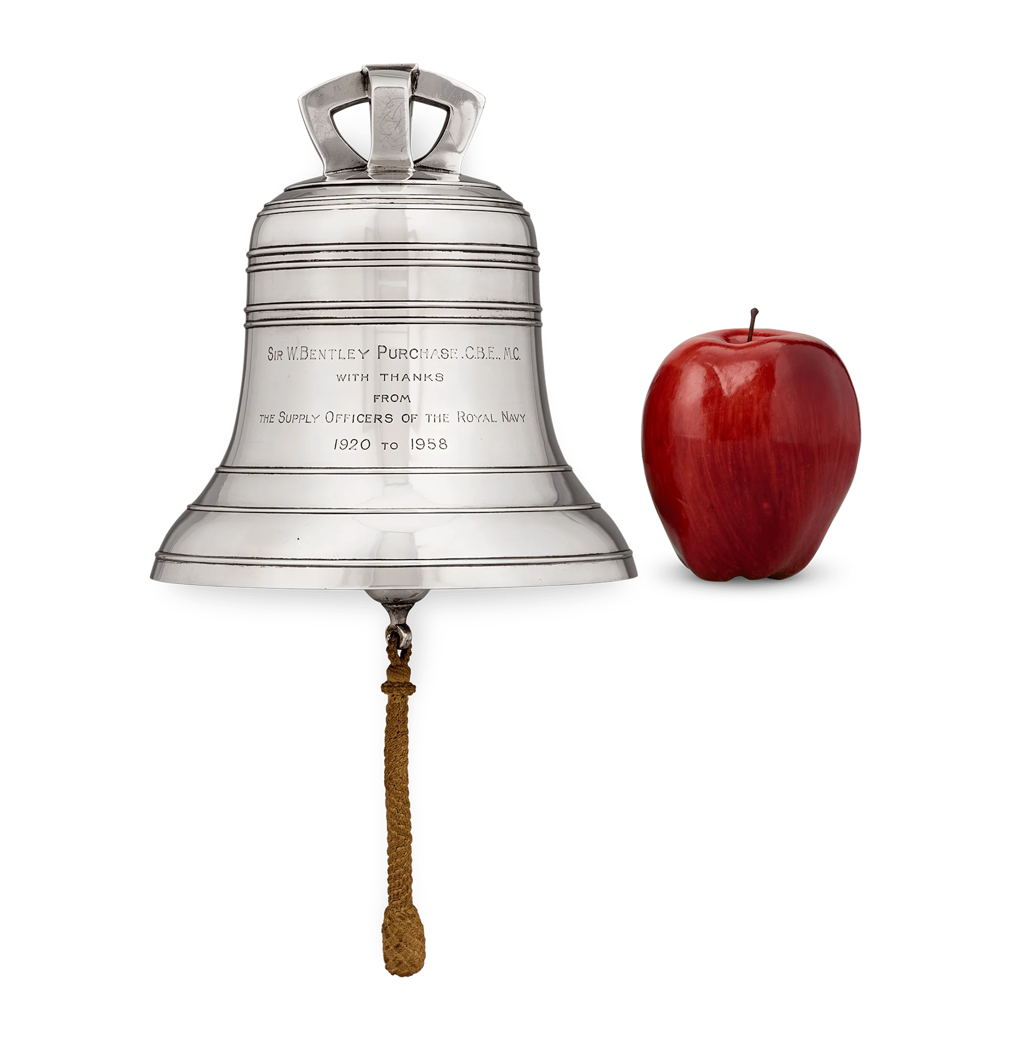 Silver Ship’s Bell for Sir William Bentley Purchase of Operation Mincemeat - Image 5