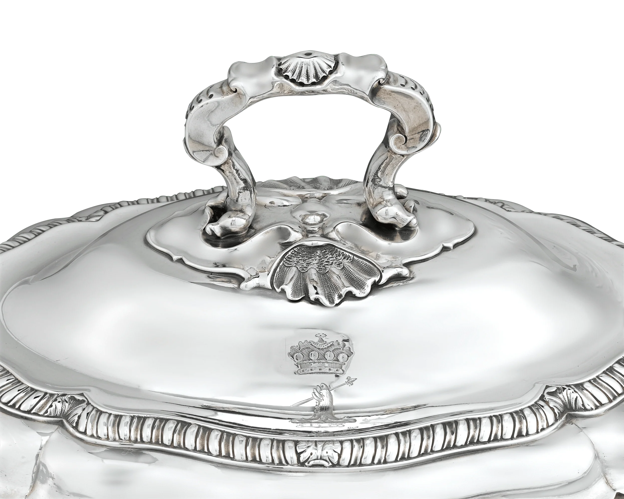Silver Soup Tureen by Paul de Lamerie - Image 5