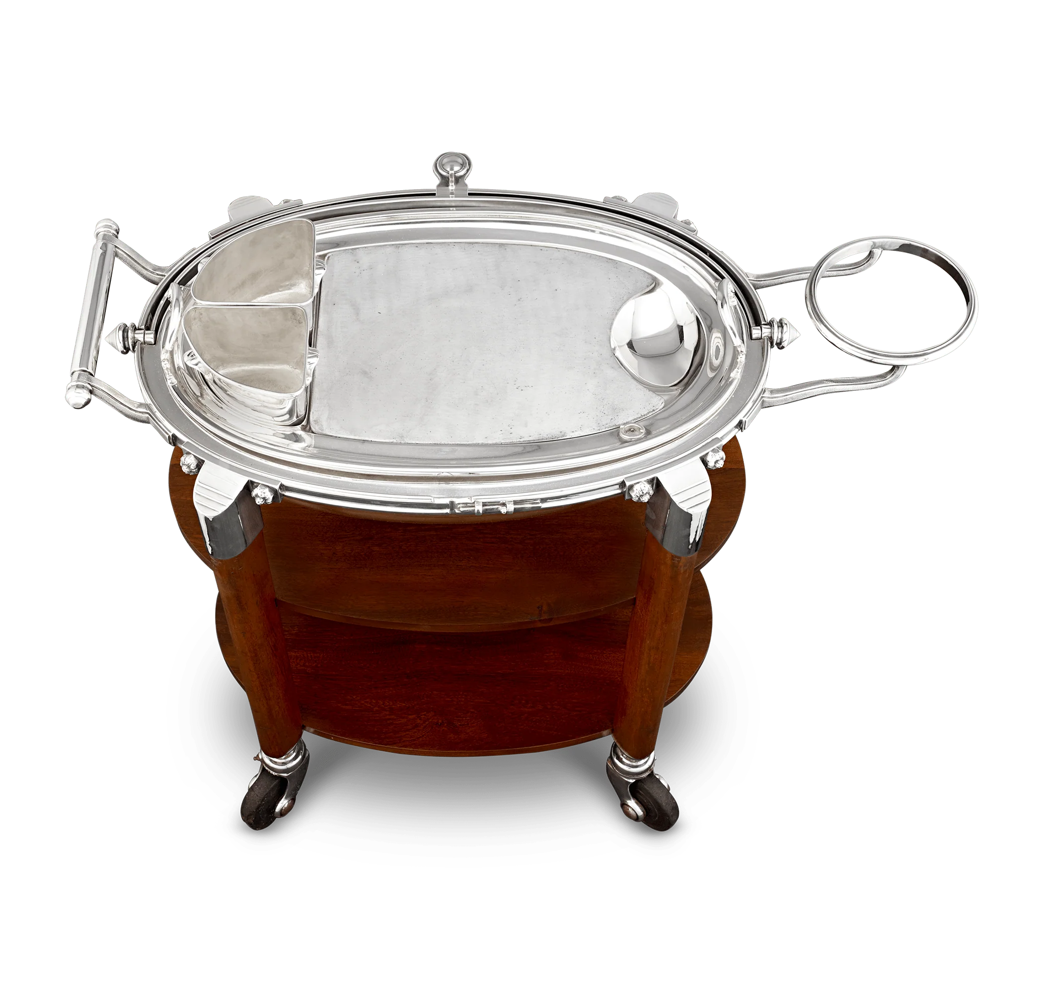 Silverplate Meat Trolley by Elkington & Co. - Image 5