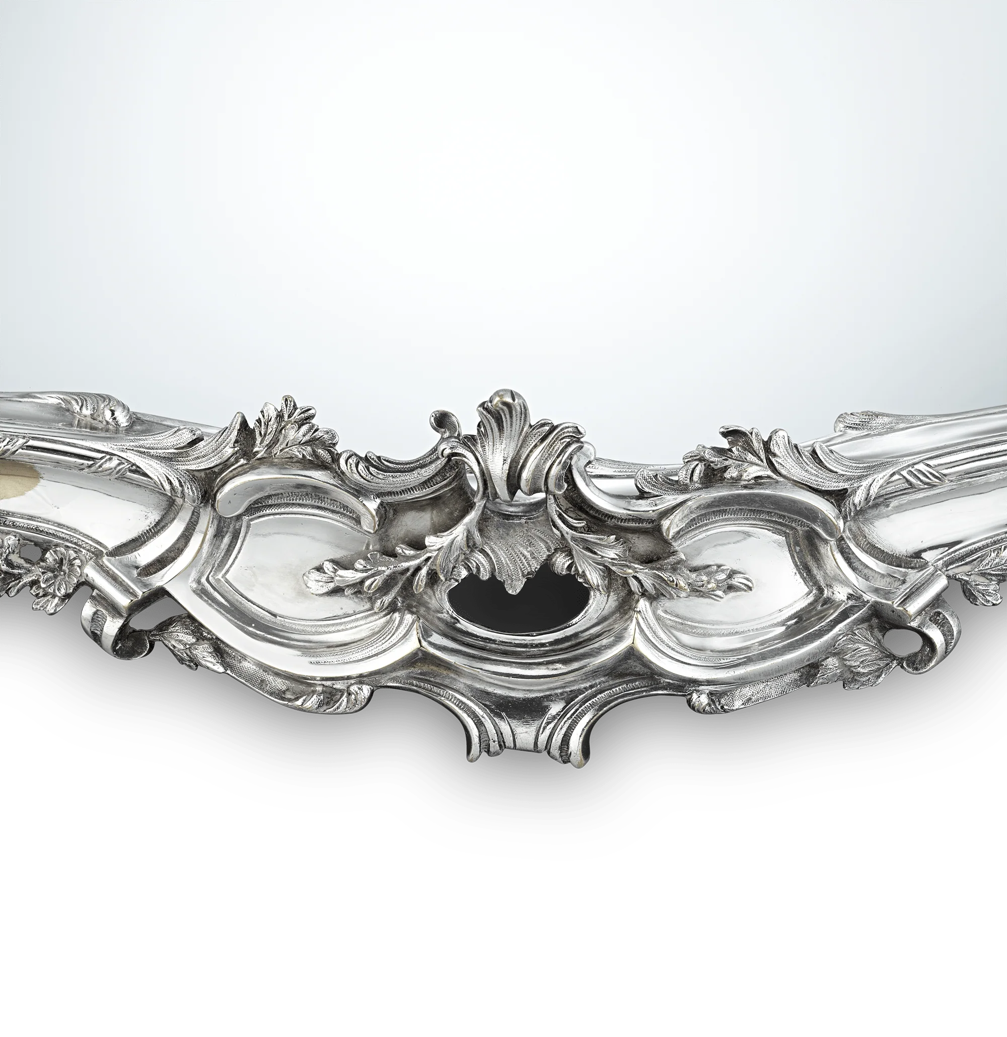 Silverplate Mirrored Centerpiece by Ercuis - Image 4