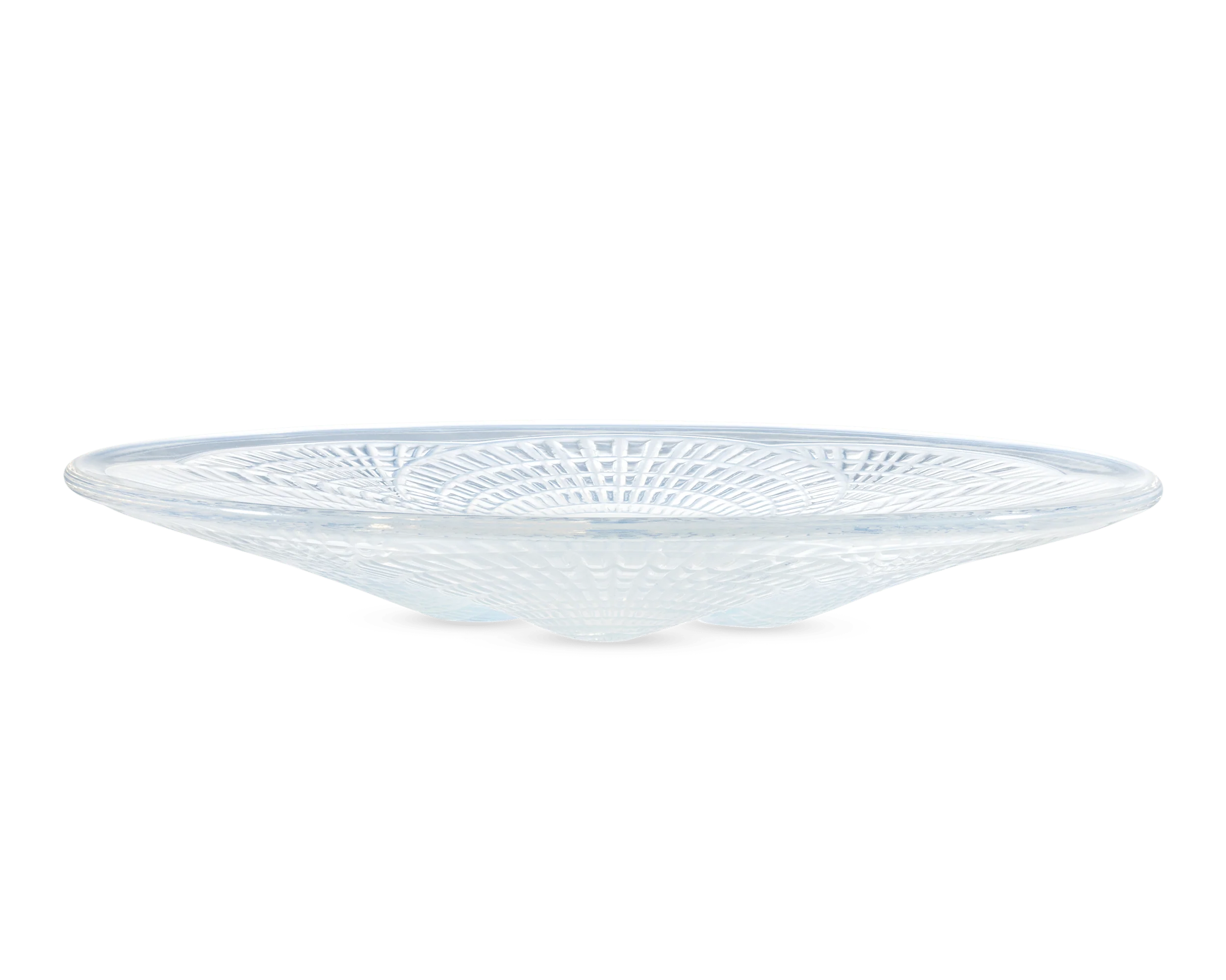 Small Glass Dish with Coquilles Opalescent Glass by René Lalique - Image 2