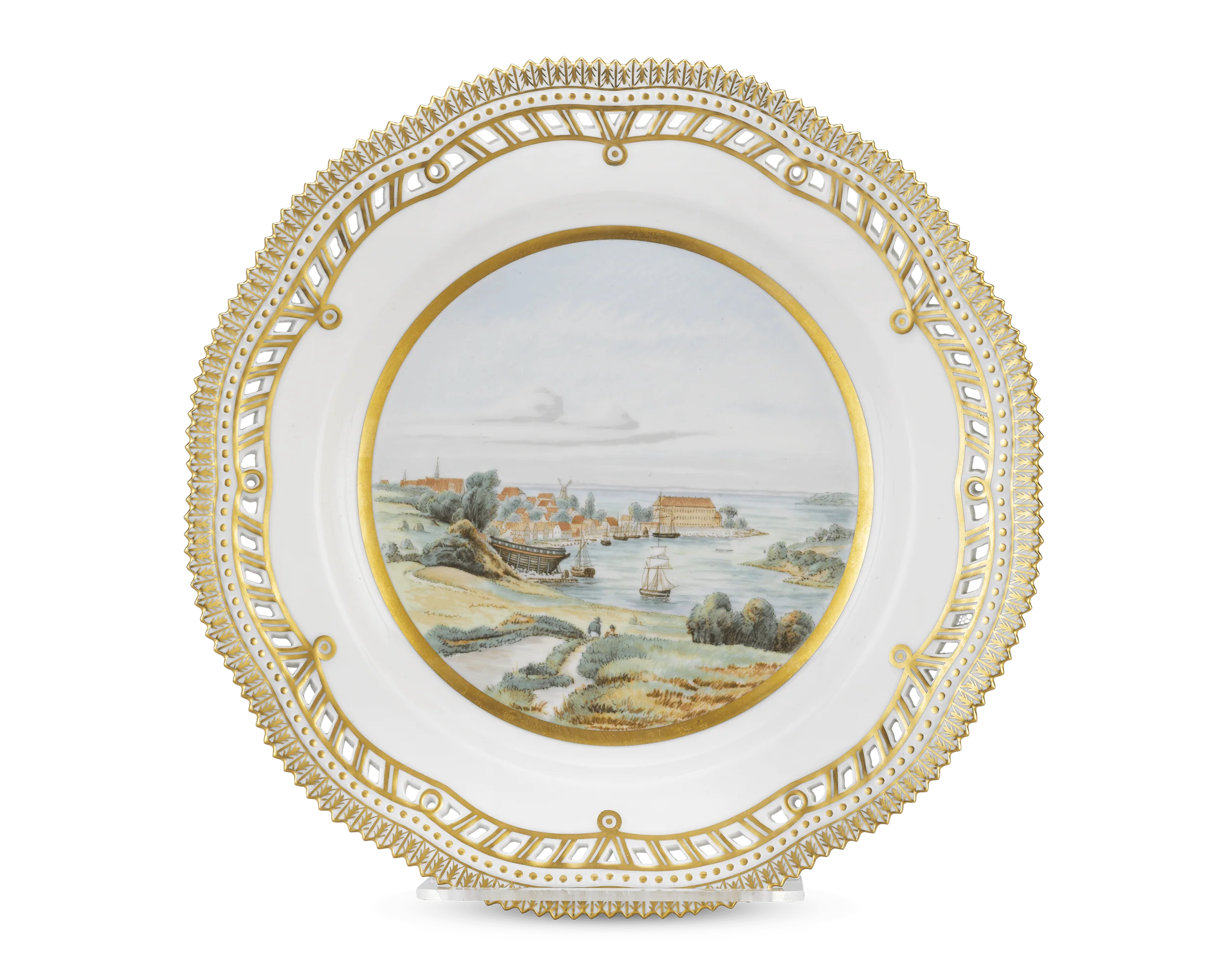 Sonderborg Castle Porcelain Plate by Royal Copenhagen