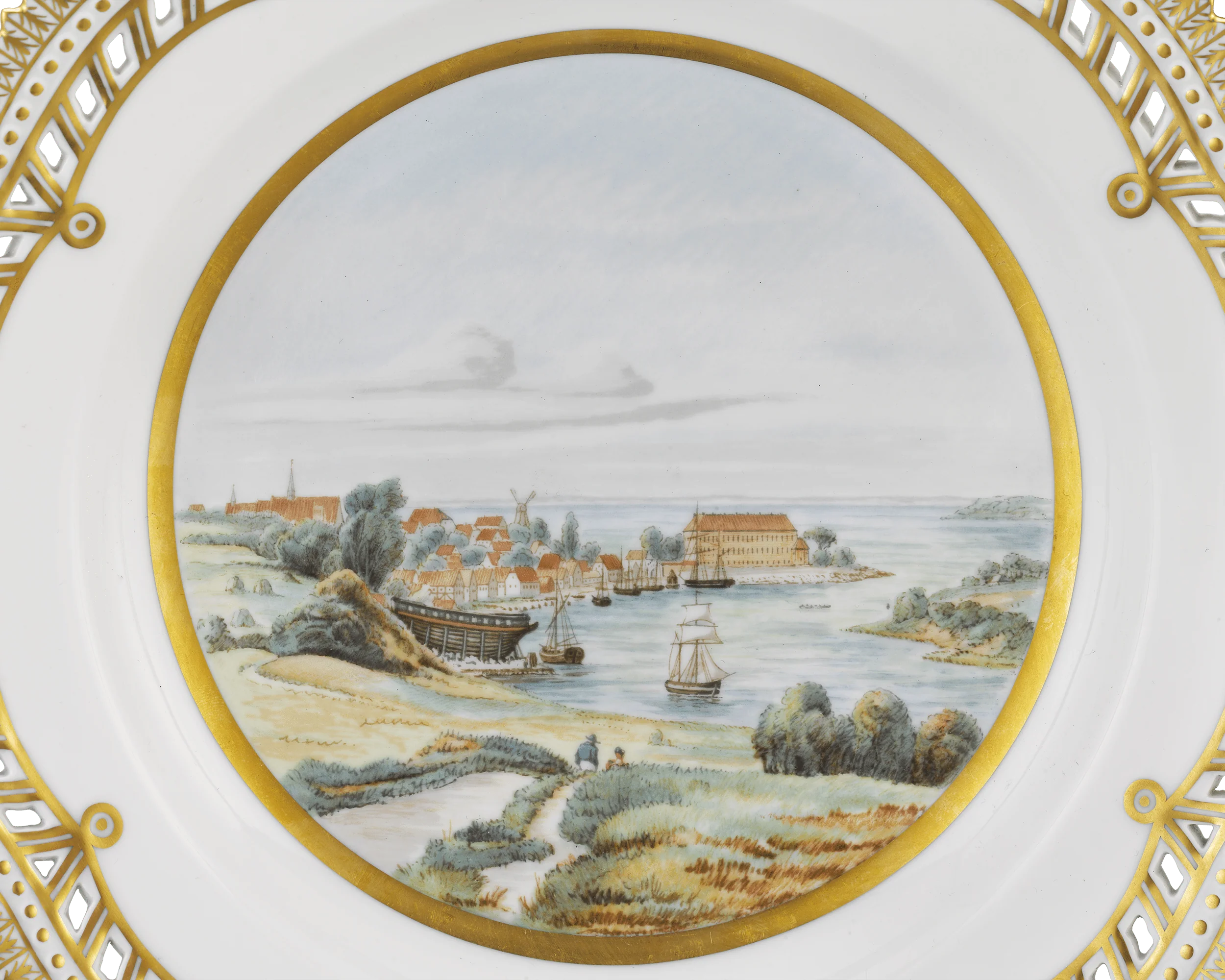 Sonderborg Castle Porcelain Plate by Royal Copenhagen - Image 2