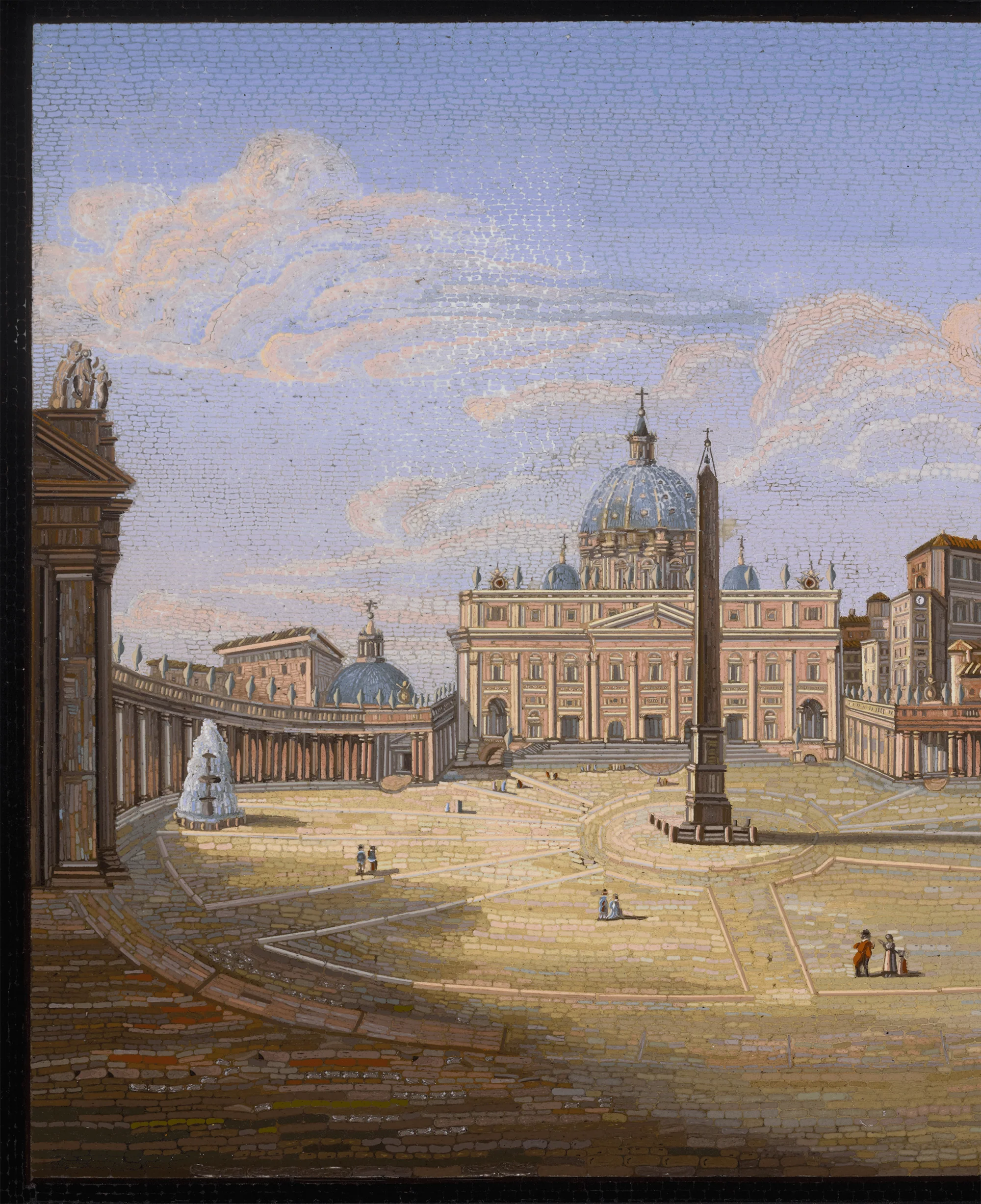 St. Peter's Square Italian Micromosaic - Image 3