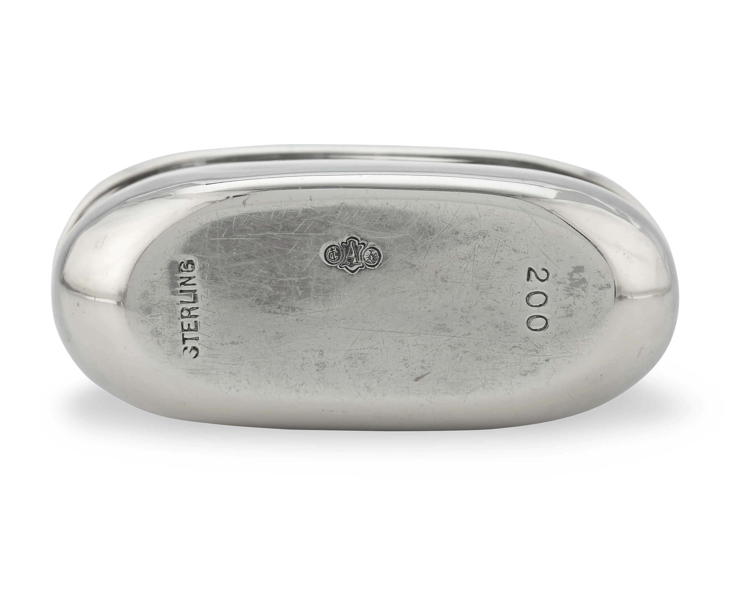 Sterling Silver and Glass Flask - Image 4