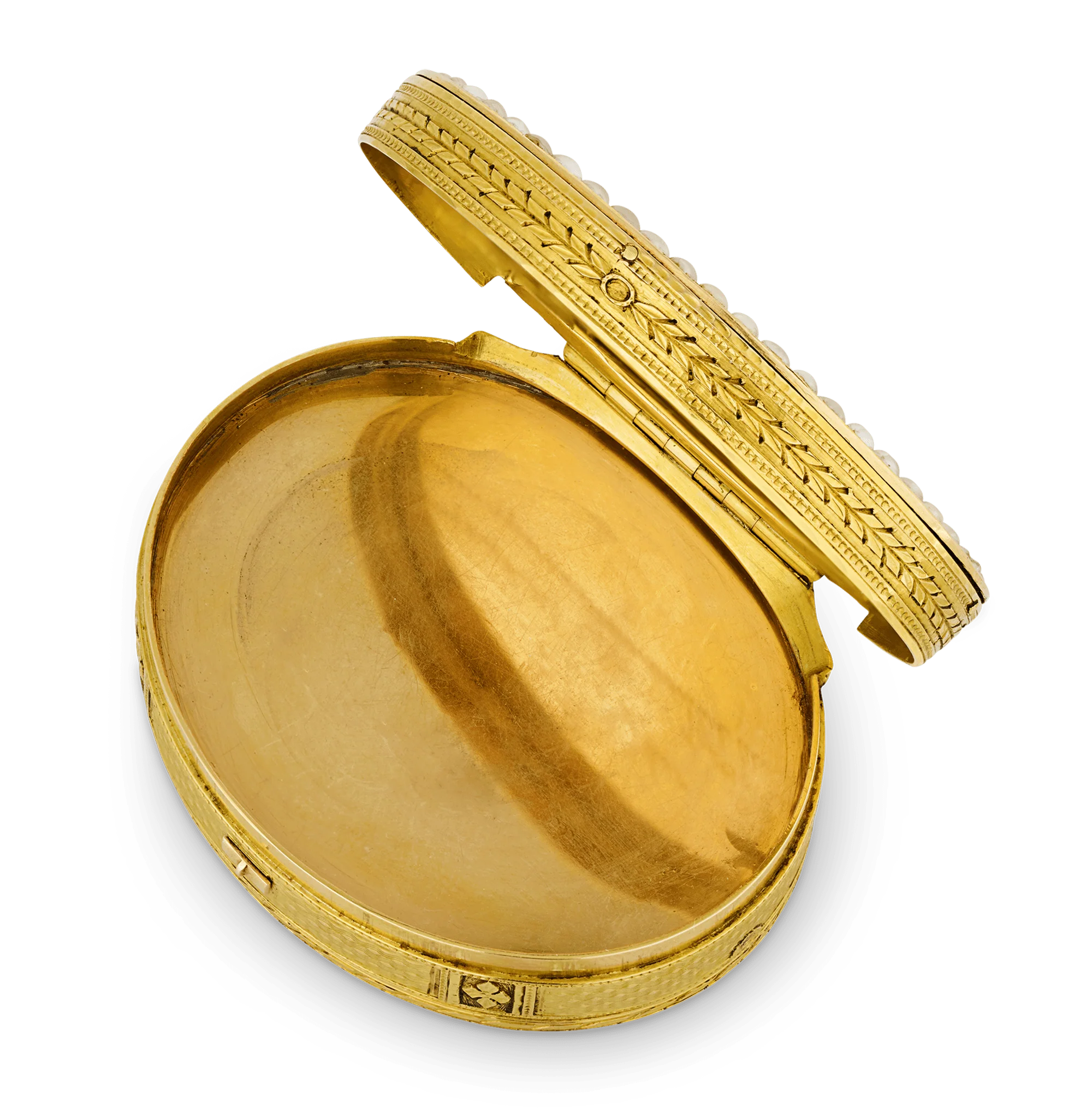 Swiss Enamel and Gold Musical Snuff Box - Image 2