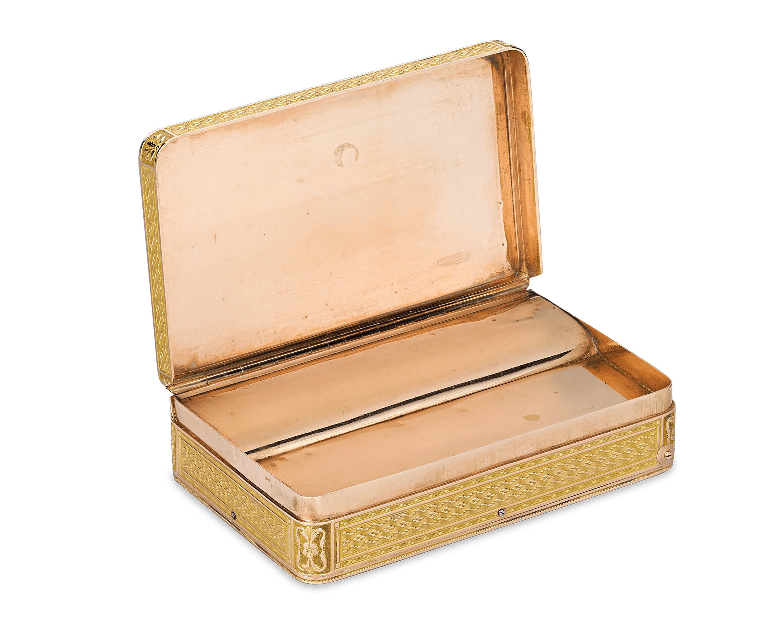 Swiss Gold Musical Snuff Box - Image 3