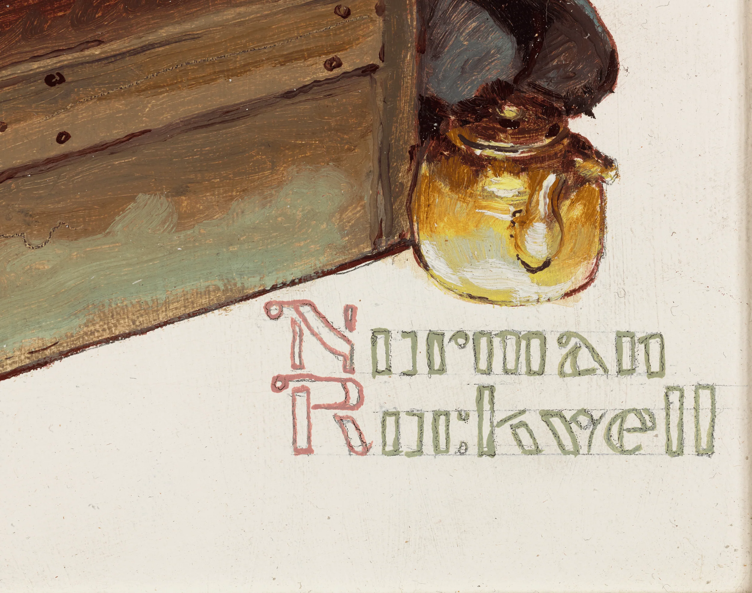 Tender Years: Moth Holes by Norman Rockwell - Image 6