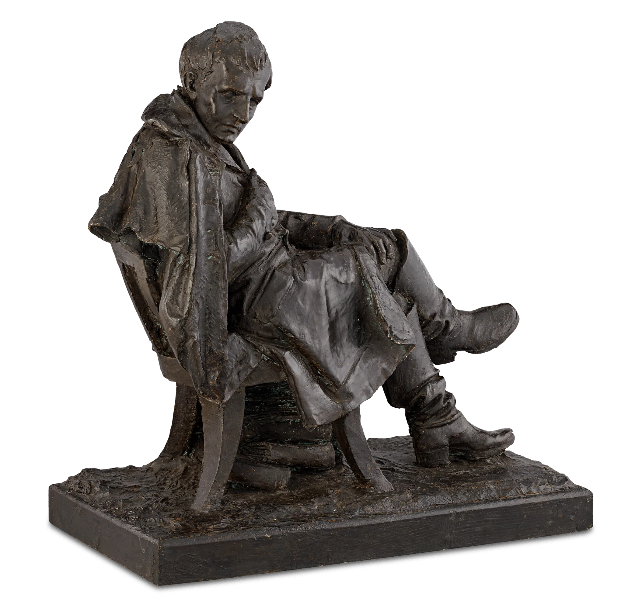Terracotta Statue of Emperor Napoleon at St. Helena - Image 3