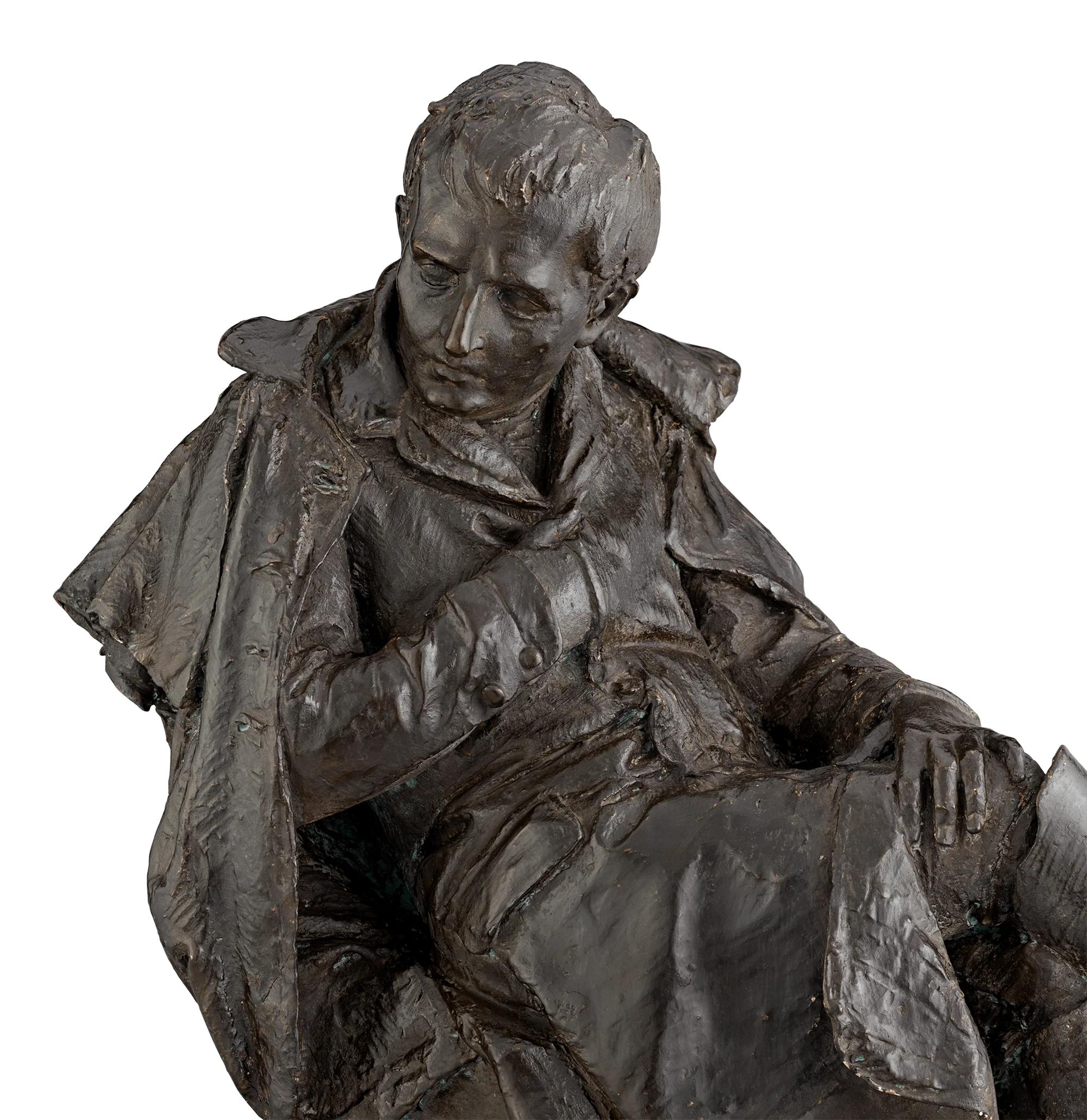 Terracotta Statue of Emperor Napoleon at St. Helena - Image 4
