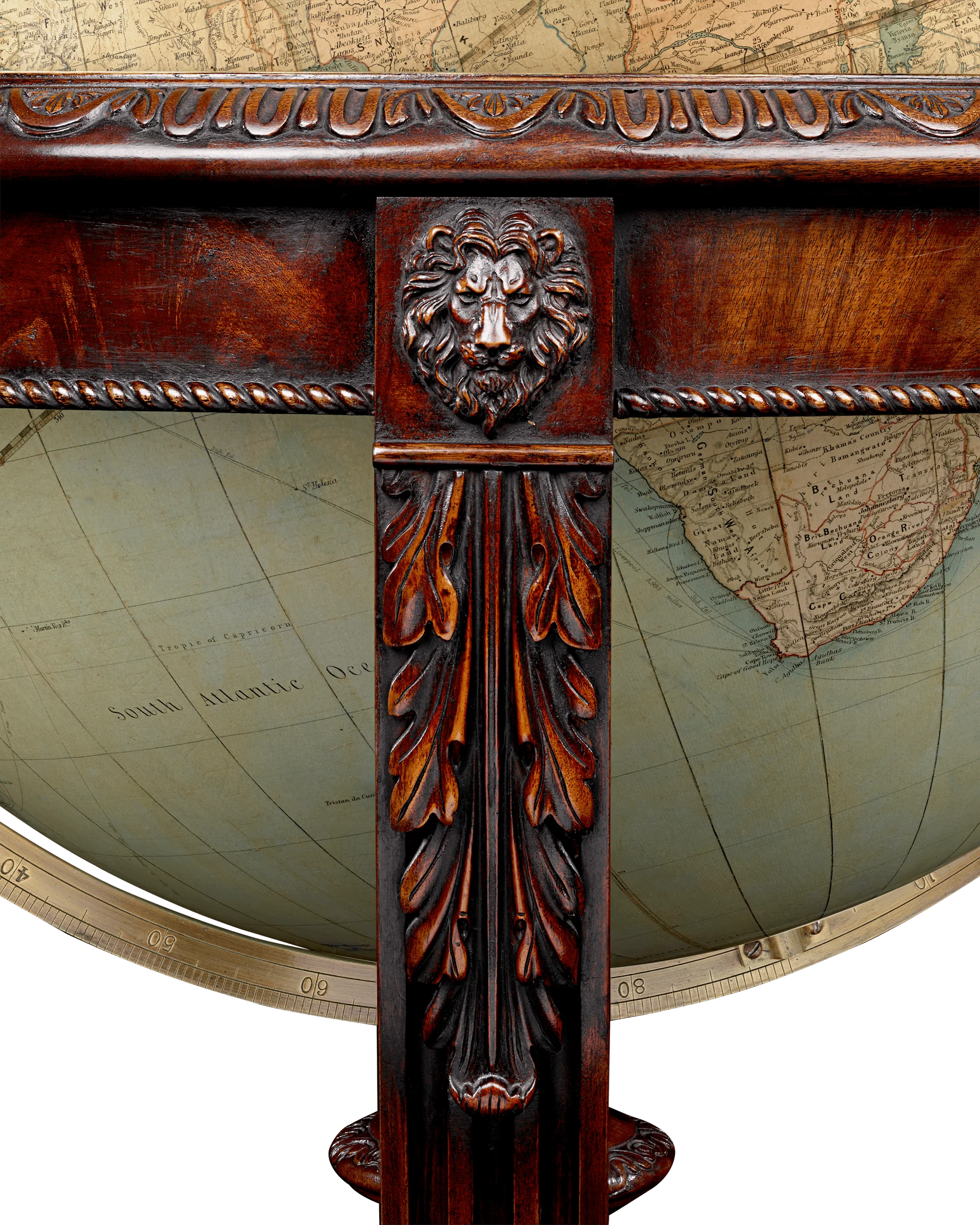 Terrestrial 30-inch Globe by W. & A.K. Johnston - Image 5