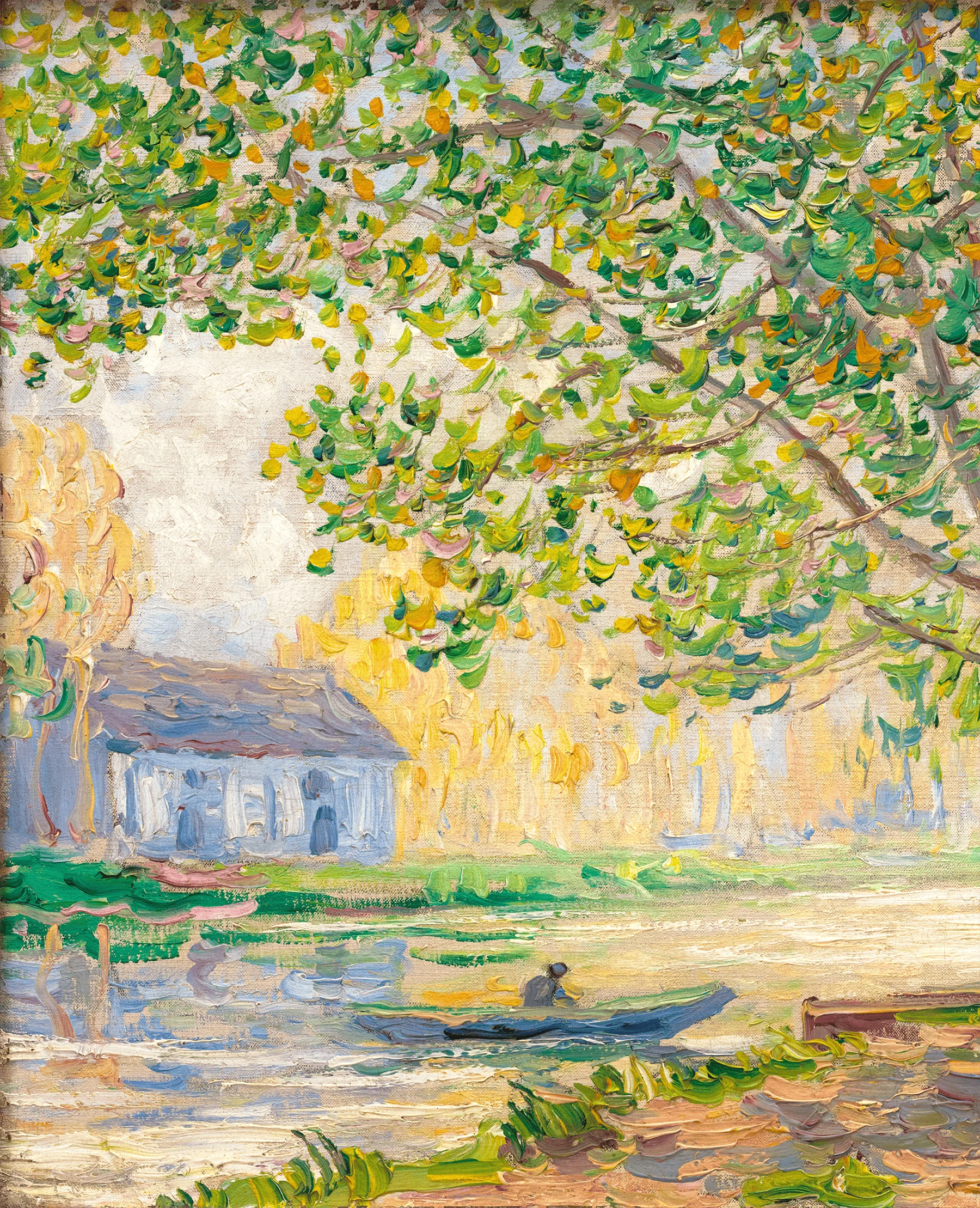 The Effect of Sun on the Banks of the Loing by Francis Picabia - Image 3
