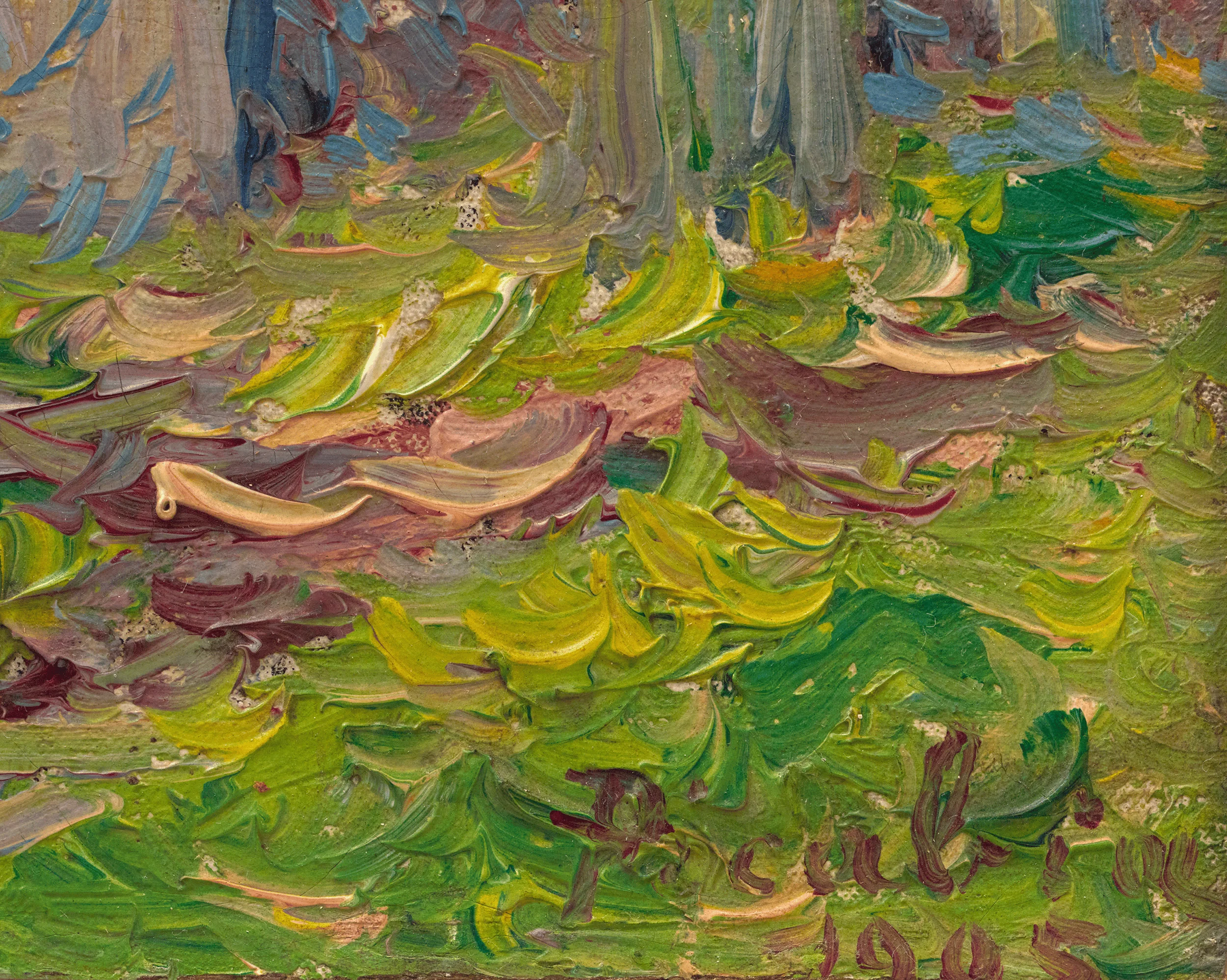 The Effect of Sun on the Banks of the Loing by Francis Picabia - Image 5