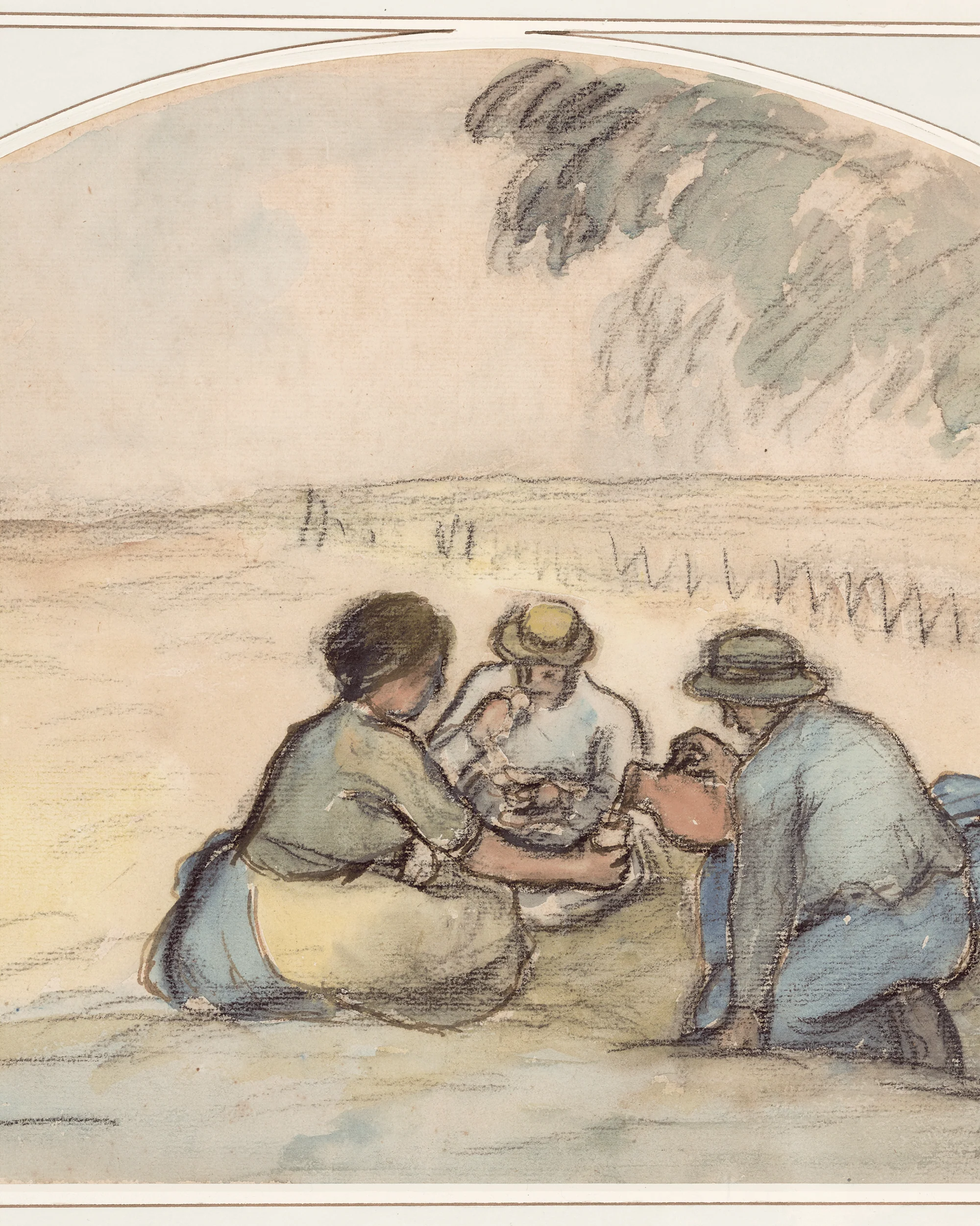 The Harvesters' Rest by Camille Pissarro - Image 3