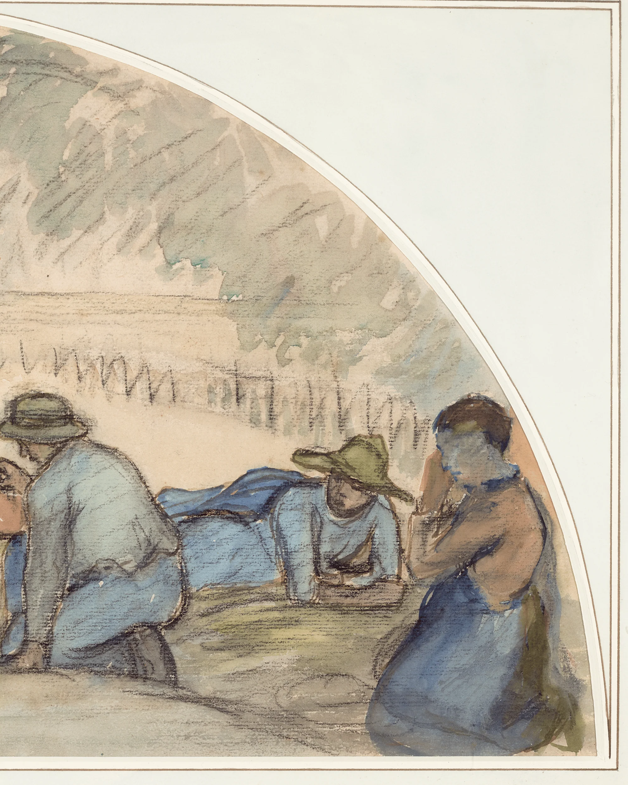 The Harvesters' Rest by Camille Pissarro - Image 4
