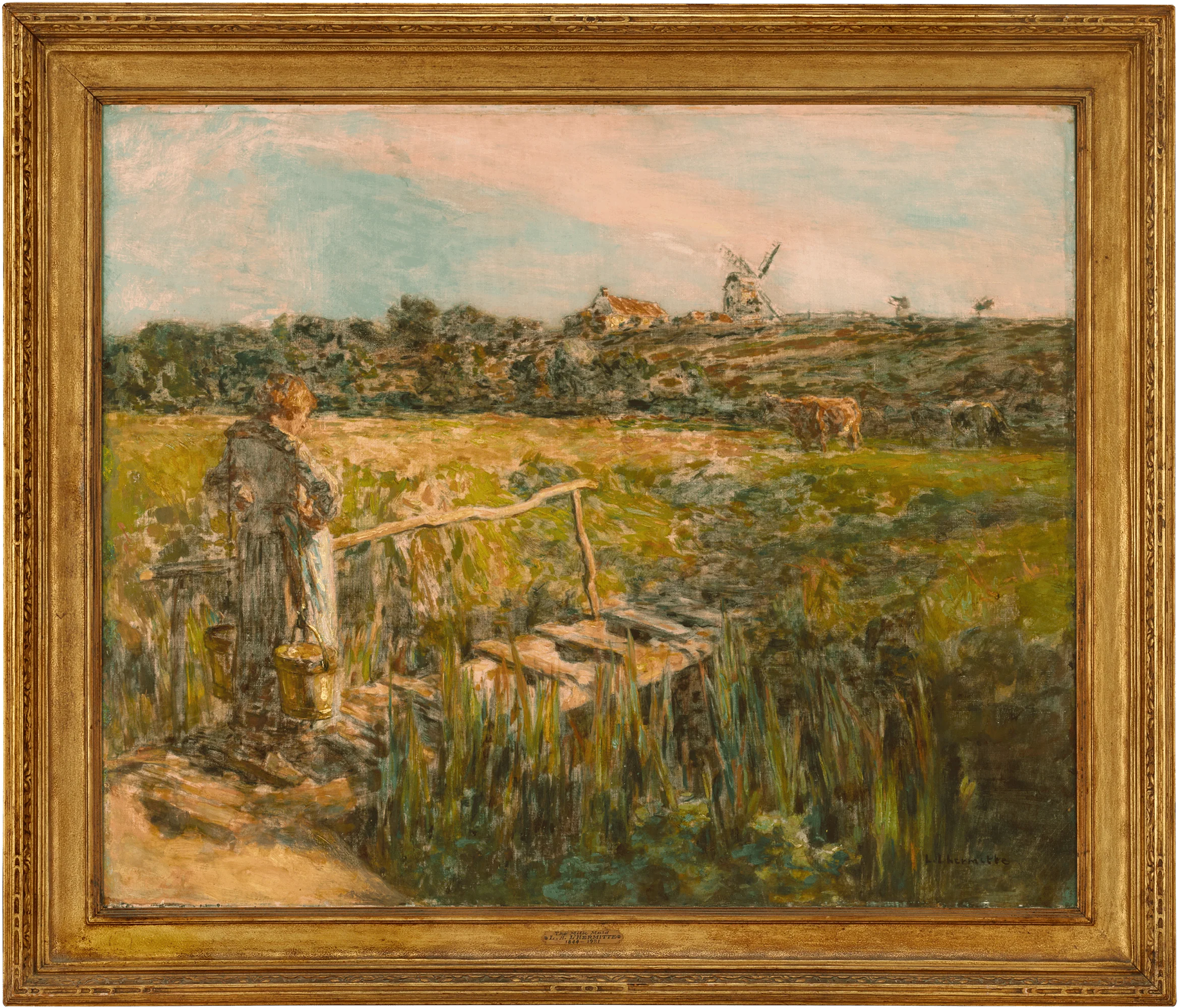 The Milk Maid by Léon Augustin Lhermitte - Image 2