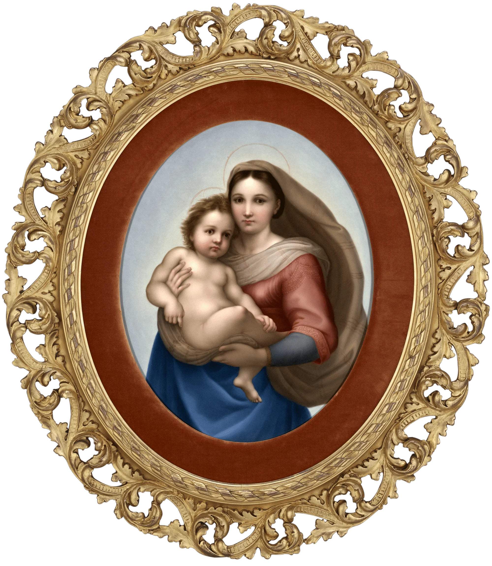 The Sistine Madonna Porcelain Plaque by KPM - Image 2