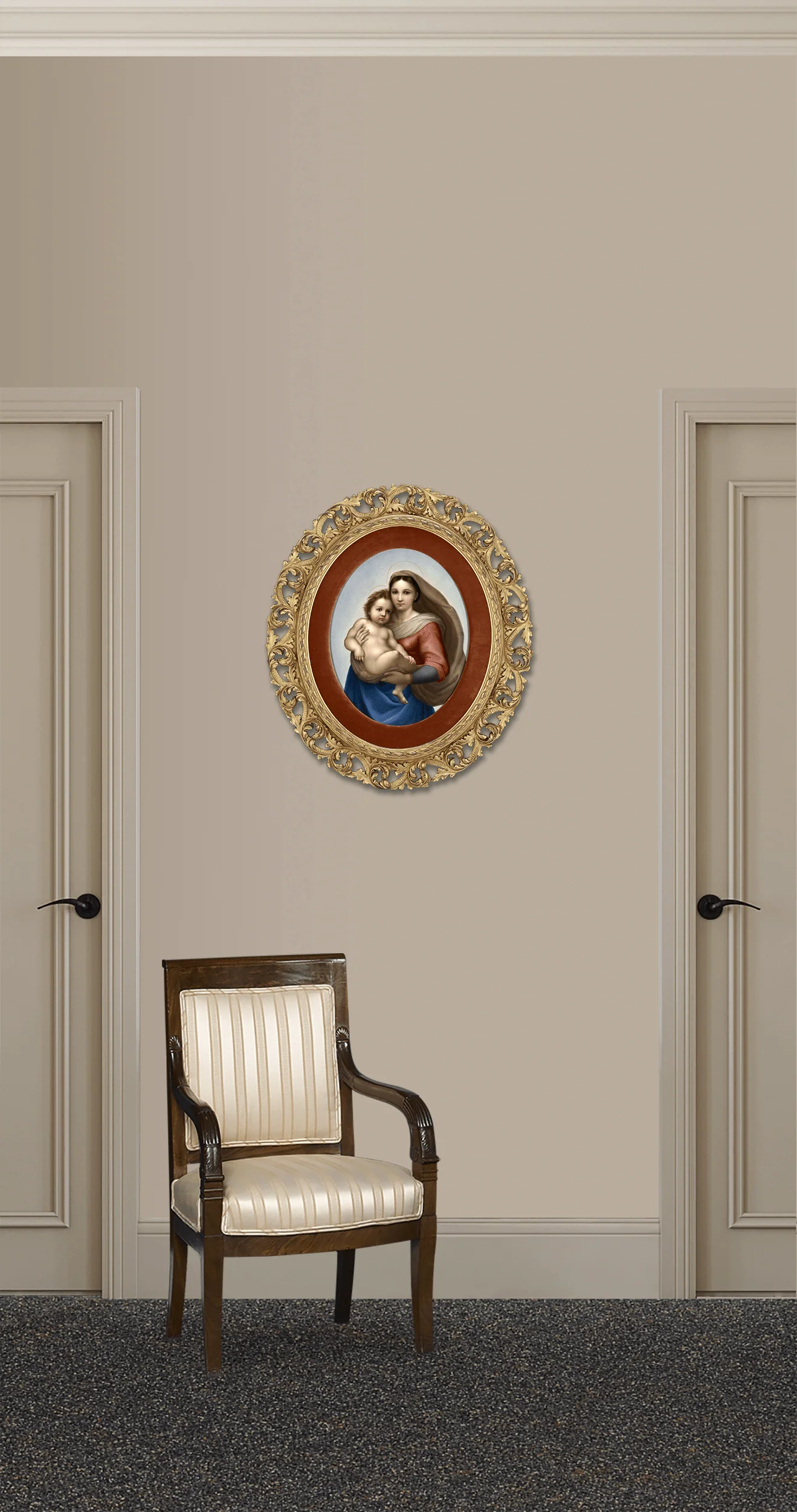 The Sistine Madonna Porcelain Plaque by KPM - Image 4