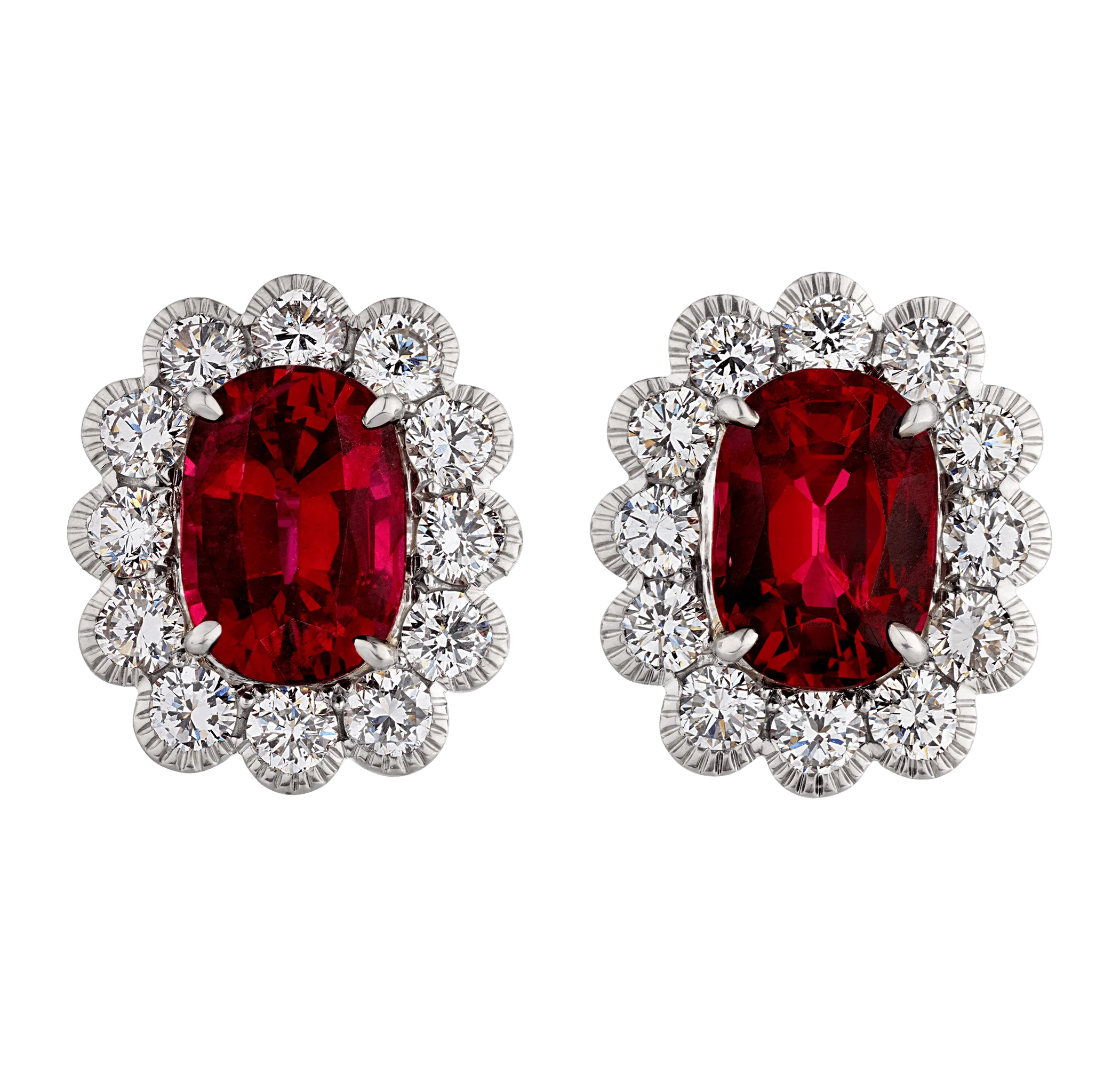 The Sultan of Brunei's Ruby Earrings, 8.55 Carats - Image 3