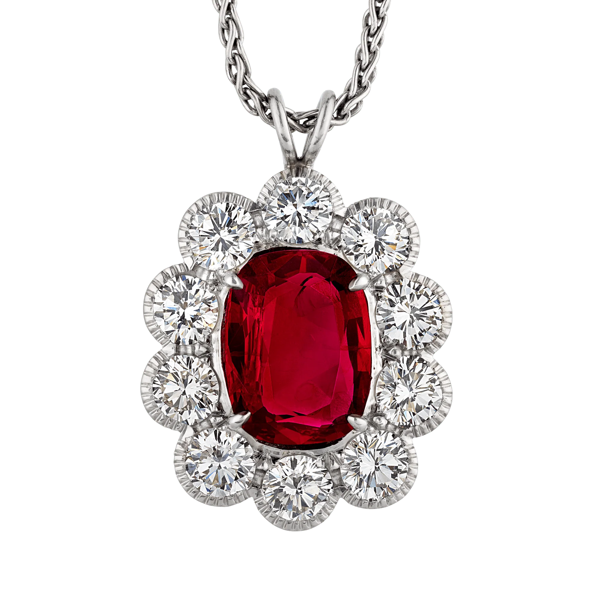The Sultan of Brunei's Ruby Pendant, 5.40 Carats