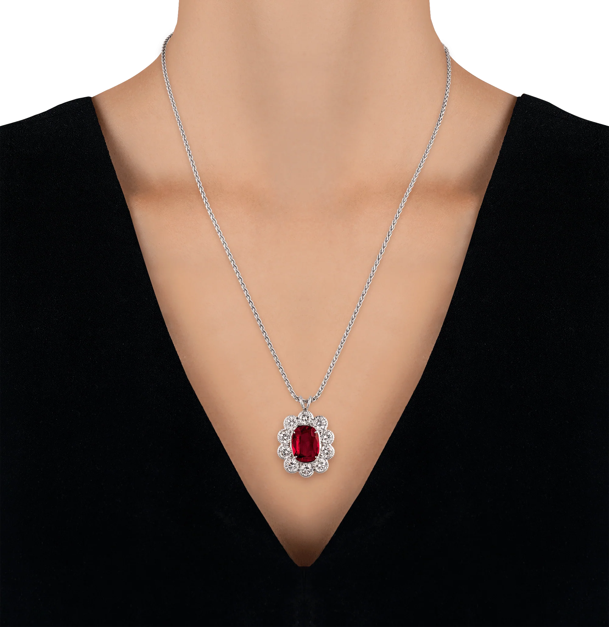 The Sultan of Brunei's Ruby Pendant, 5.40 Carats - Image 2