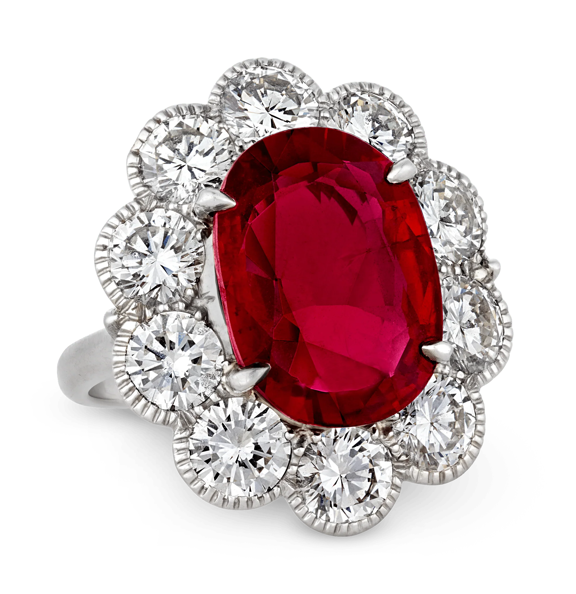 The Sultan of Brunei's Ruby Ring, 7.75 Carats - Image 2