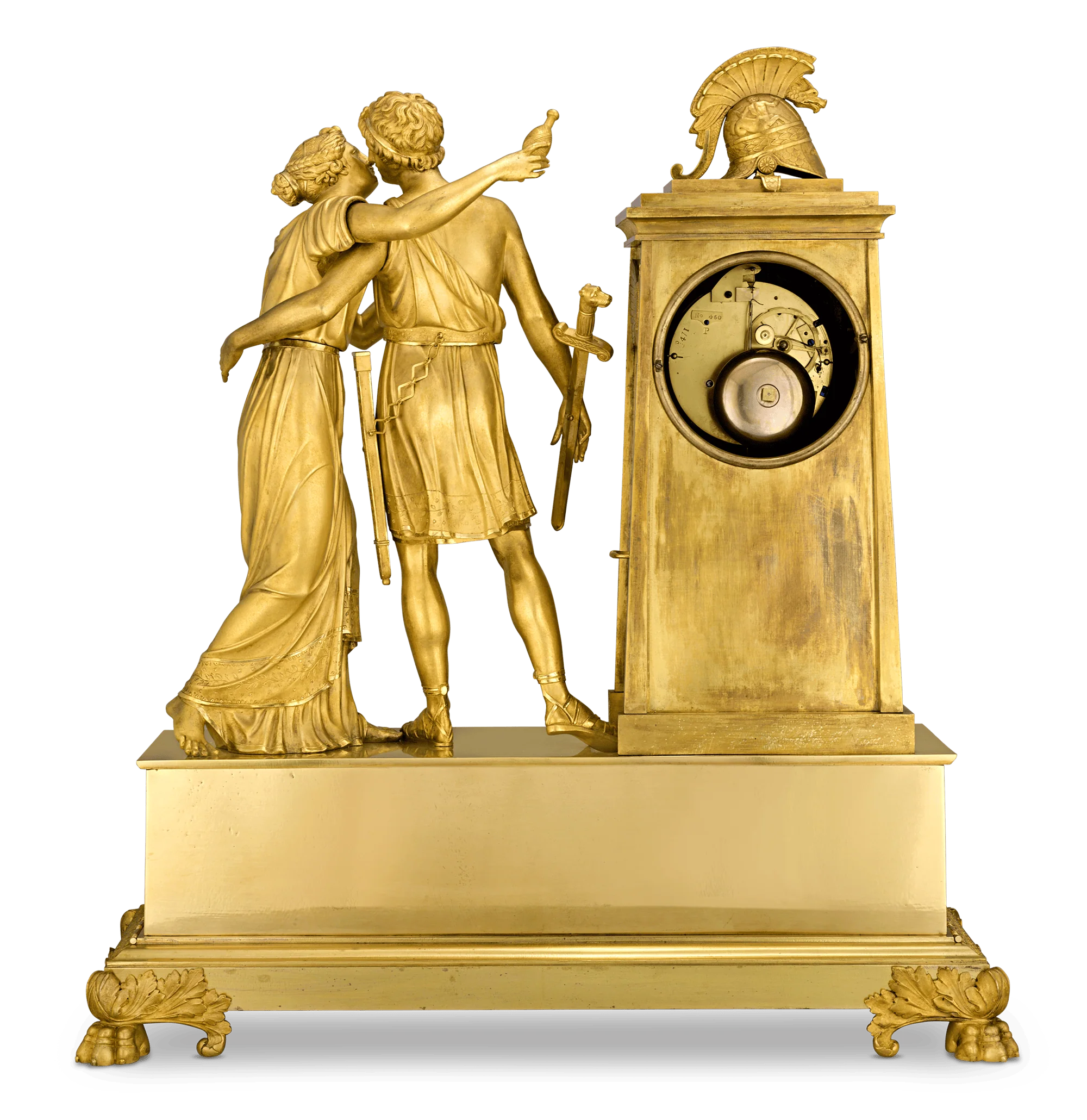 Theseus French Empire Mantle Clock by André Antoine Ravrio - Image 7