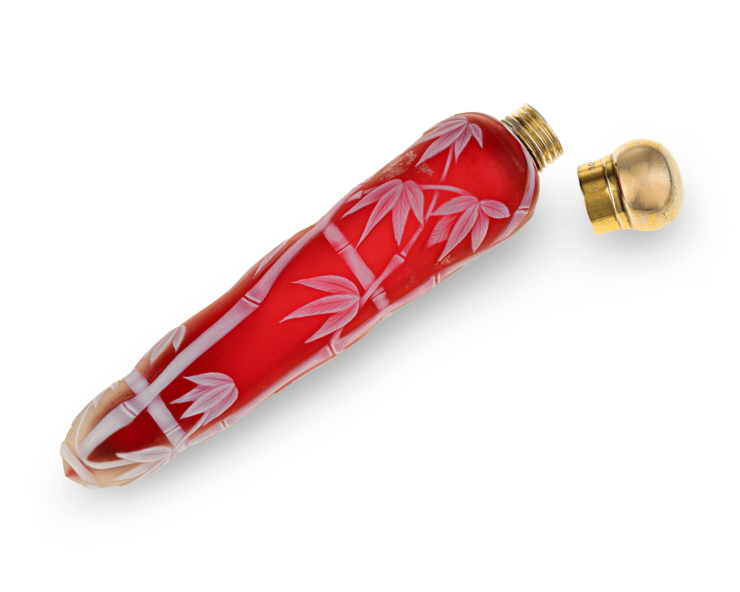 Thomas Webb & Sons Cameo Scent Bottle - Image 2