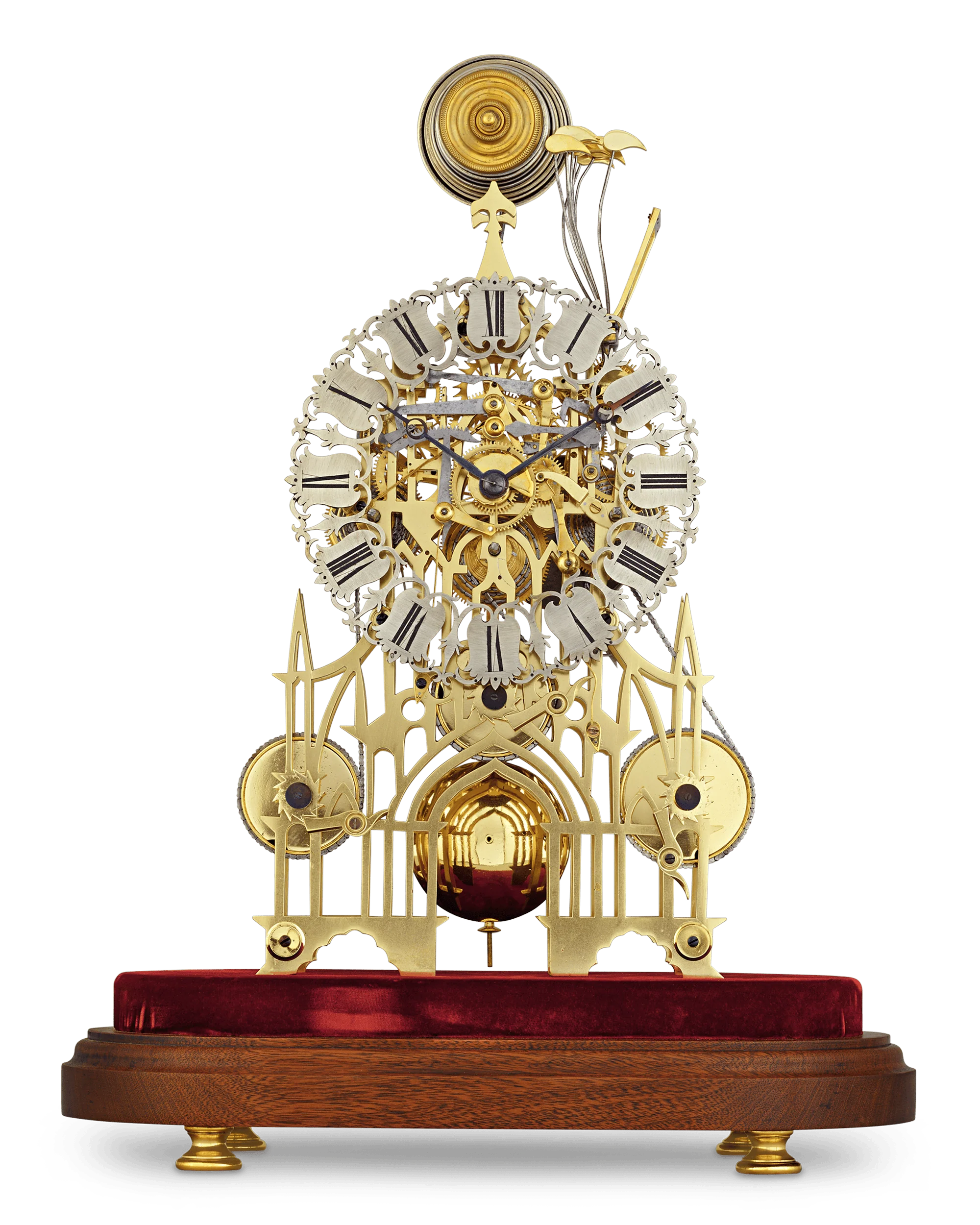 Three-Train Skeleton Clock by Smith & Sons - Image 3