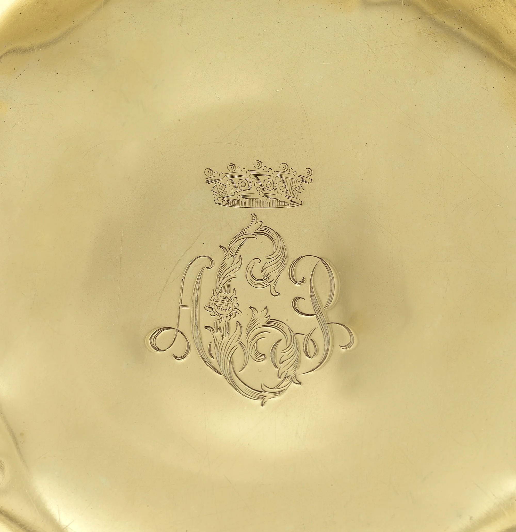 Tiffany & Co. Chrysanthemum Silver Gilt Tazze, Set of 4 - Image 4