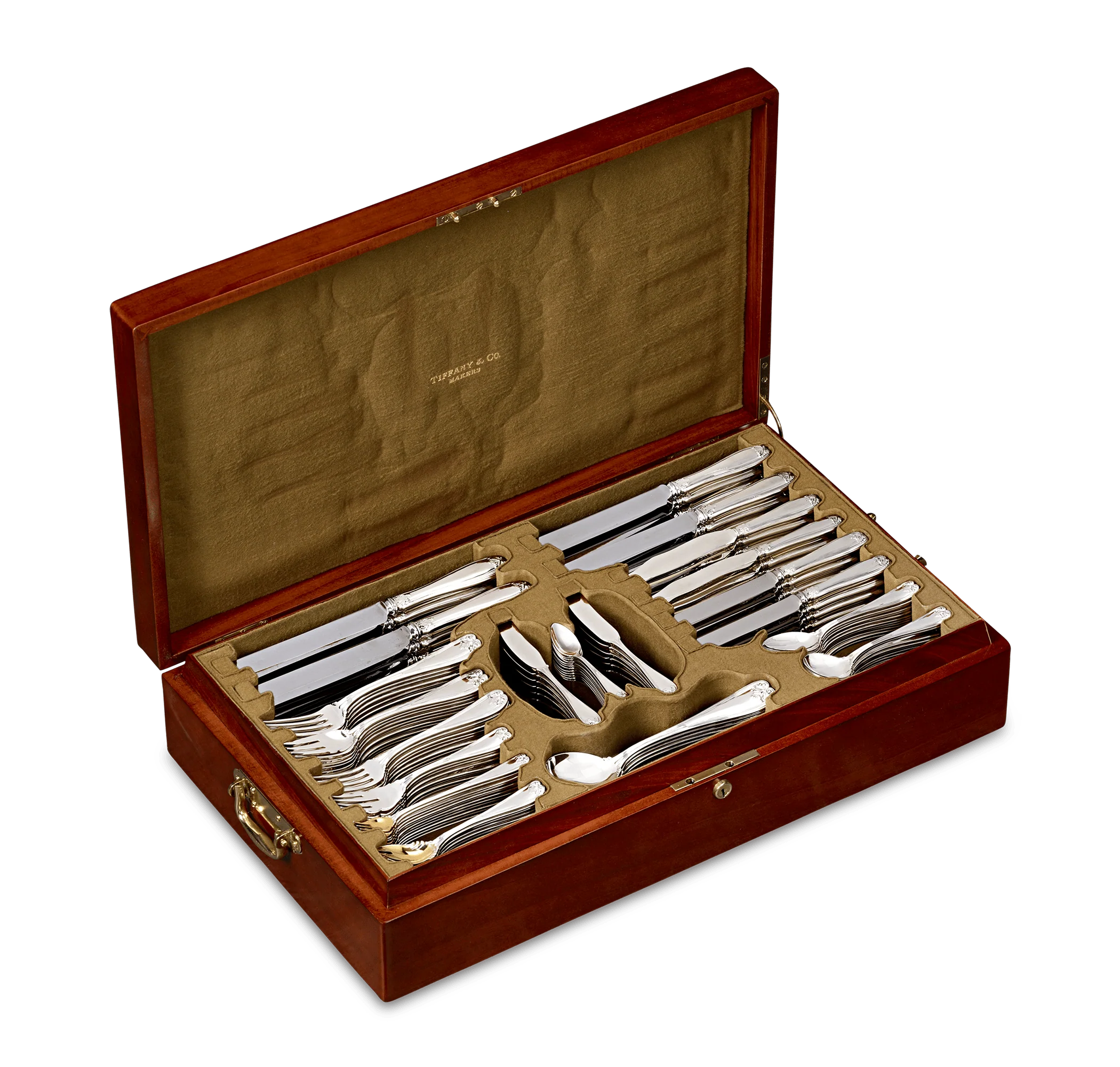 Tiffany & Co. Colonial Silver Flatware Service for 12