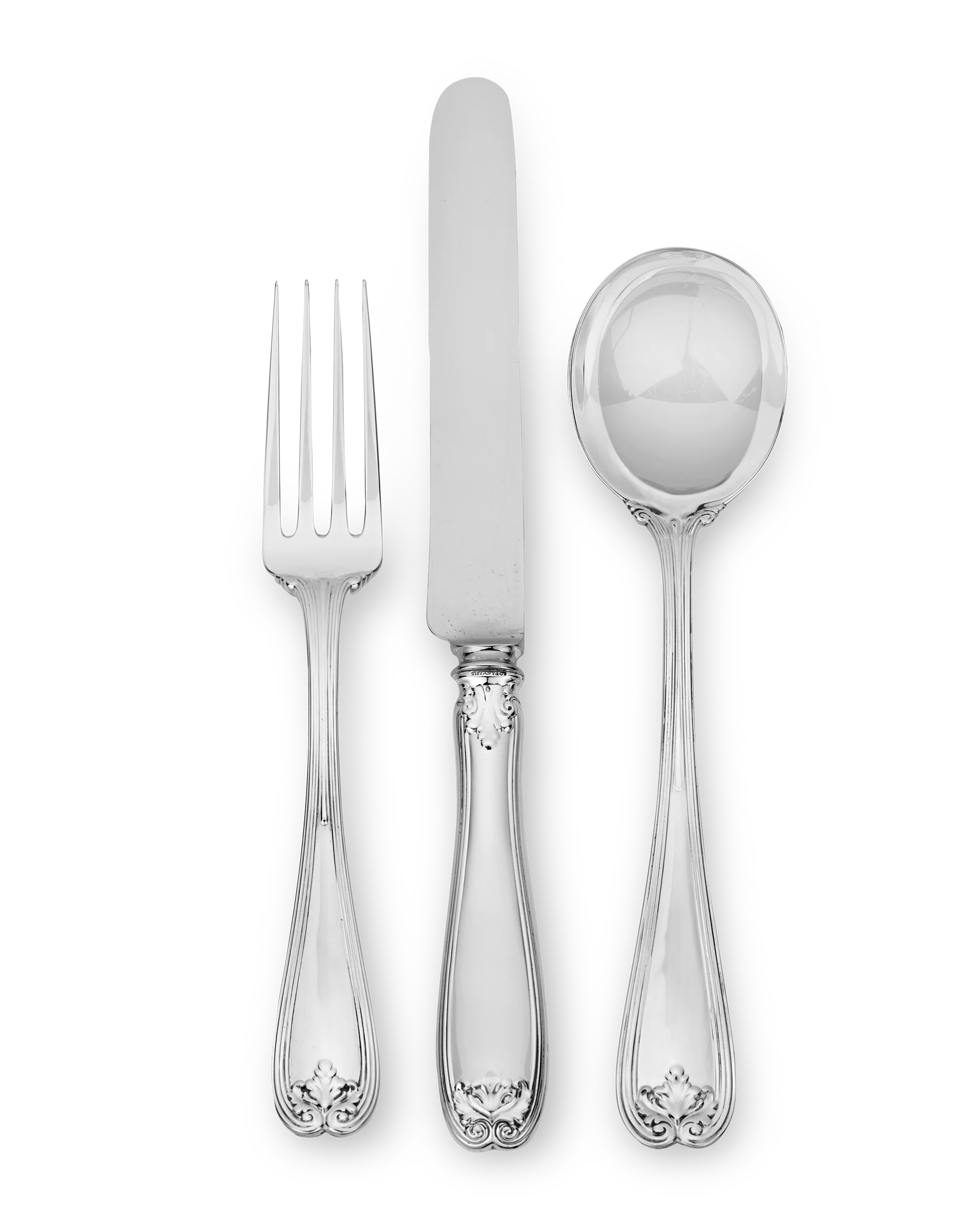 Tiffany & Co. Colonial Silver Flatware Service for 12 - Image 3