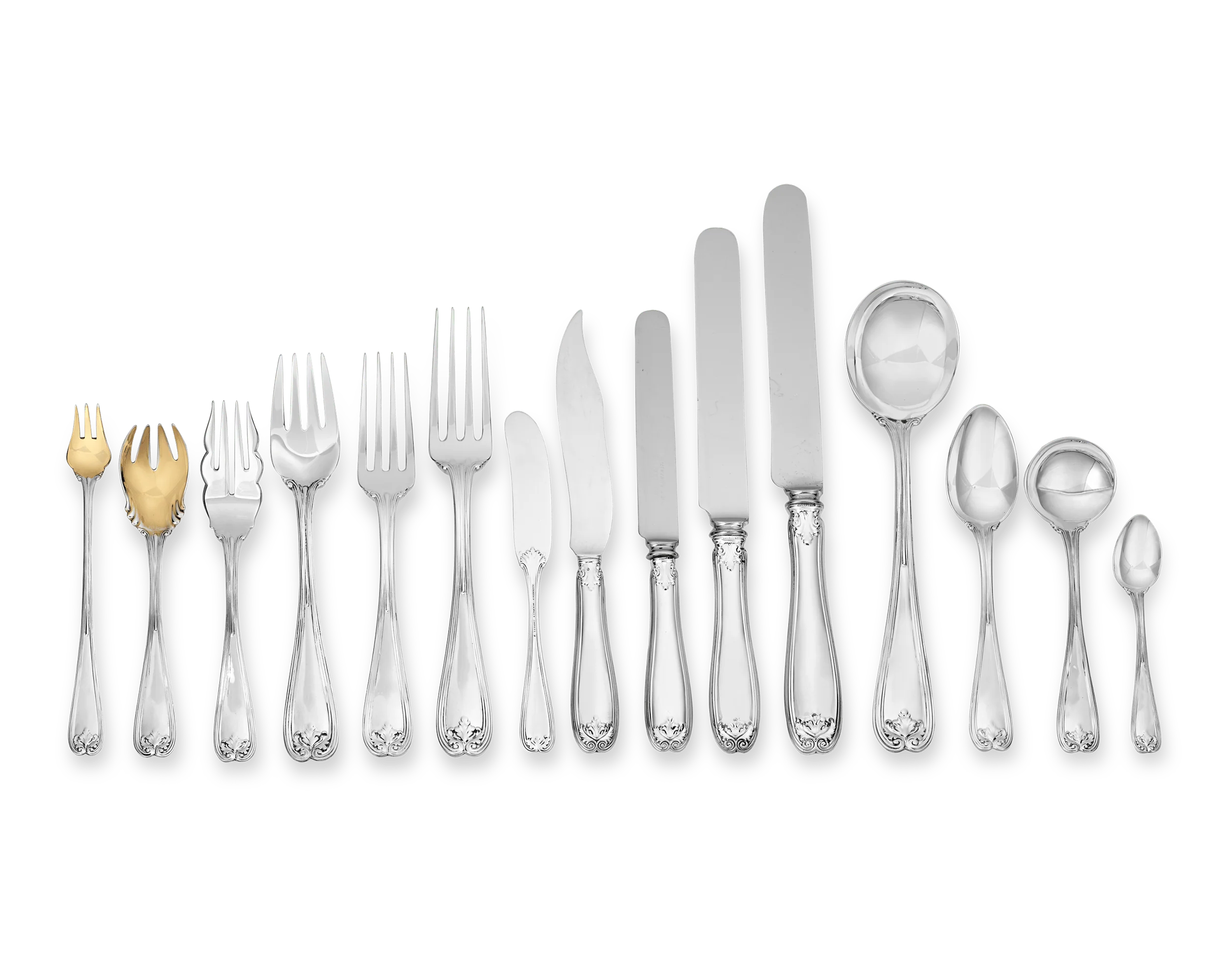 Tiffany & Co. Colonial Silver Flatware Service for 12 - Image 4
