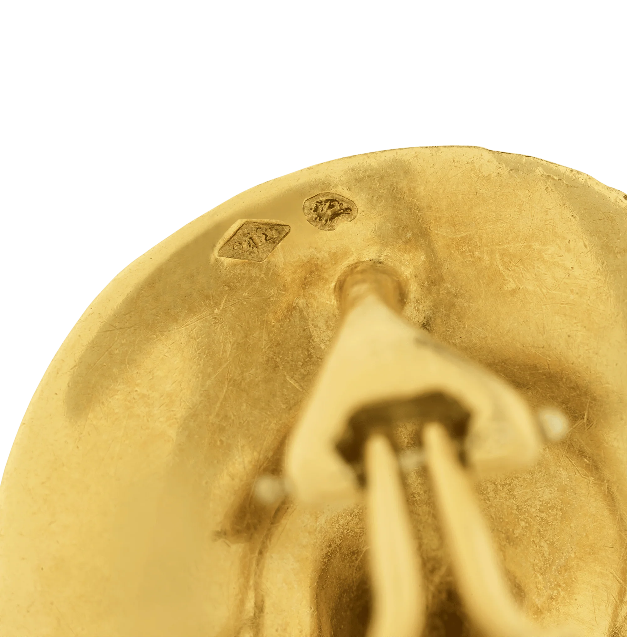 Tiffany & Co. Gold Lily Pad Earrings - Image 2