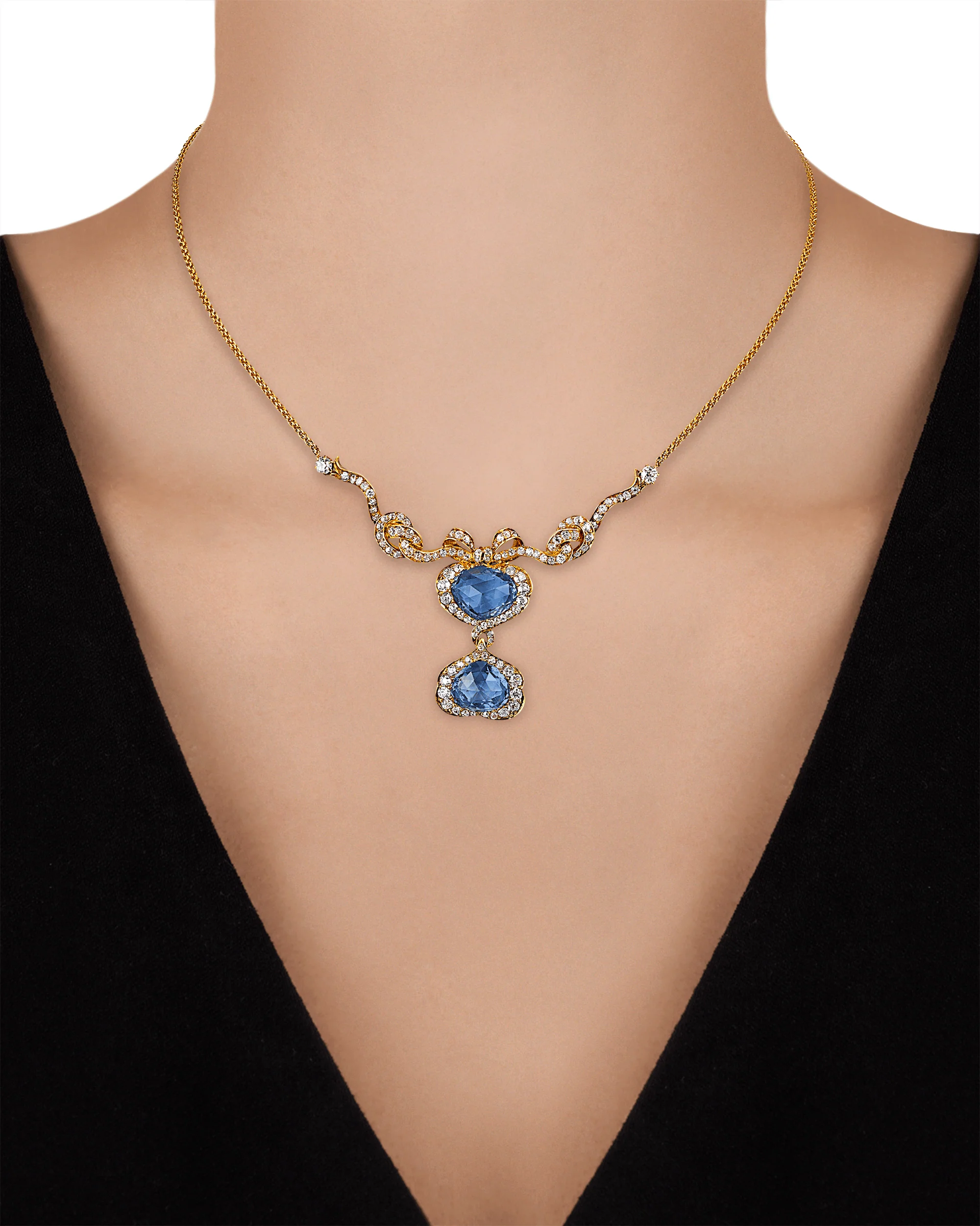Tiffany & Co. Kashmir Sapphire Necklace, 10.25 Carats - Image 4
