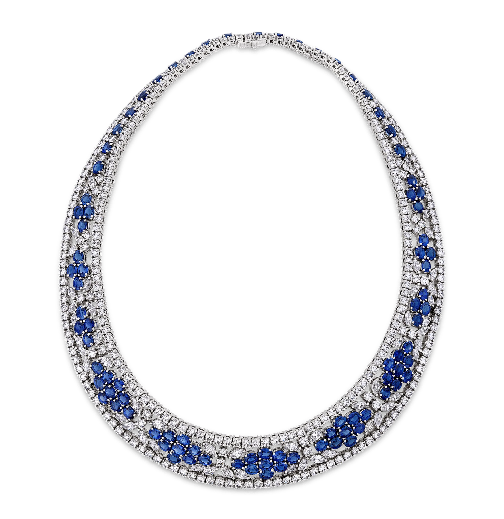 Tiffany & Co. Sapphire and Diamond Necklace