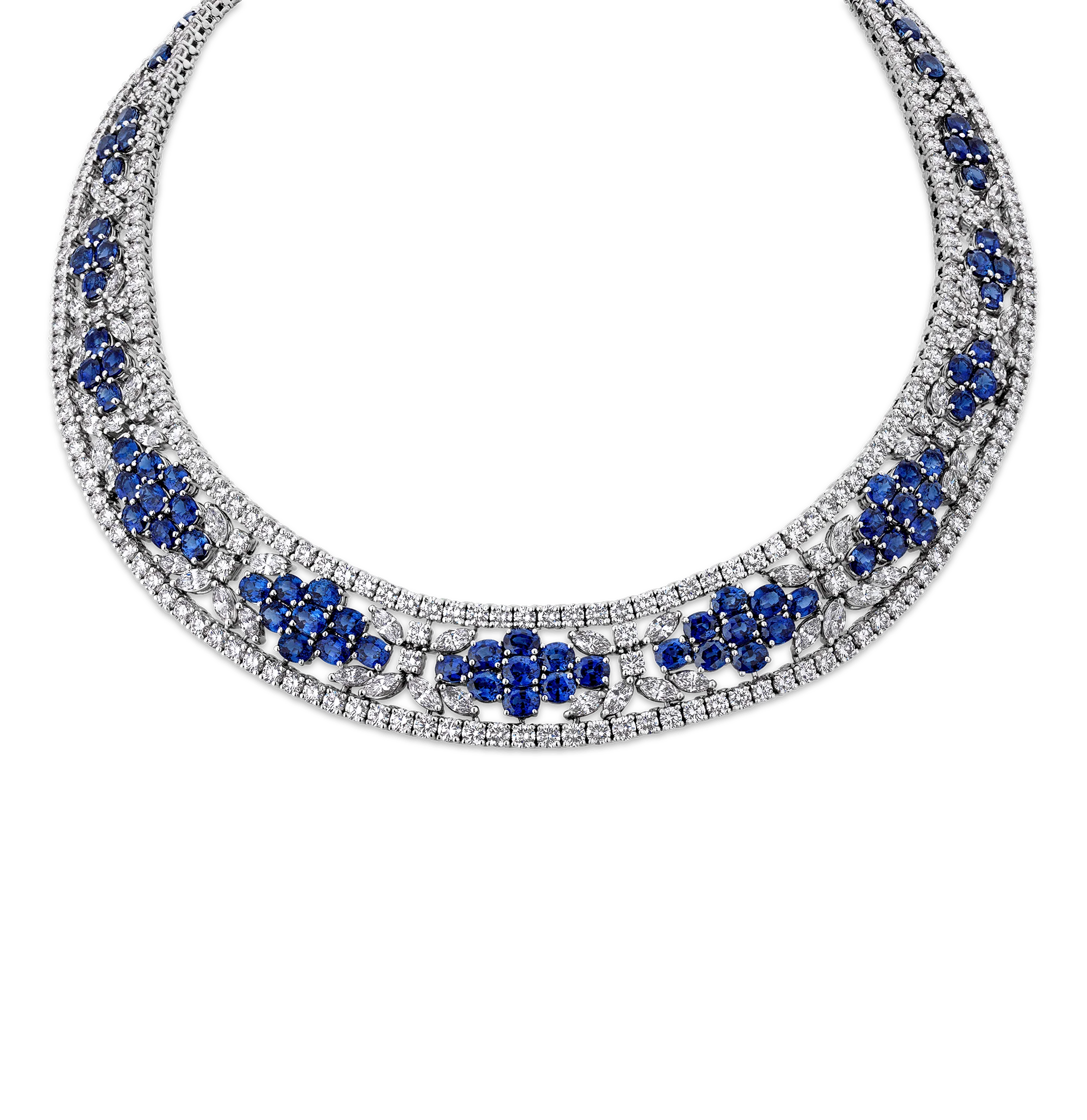 Tiffany & Co. Sapphire and Diamond Necklace - Image 2