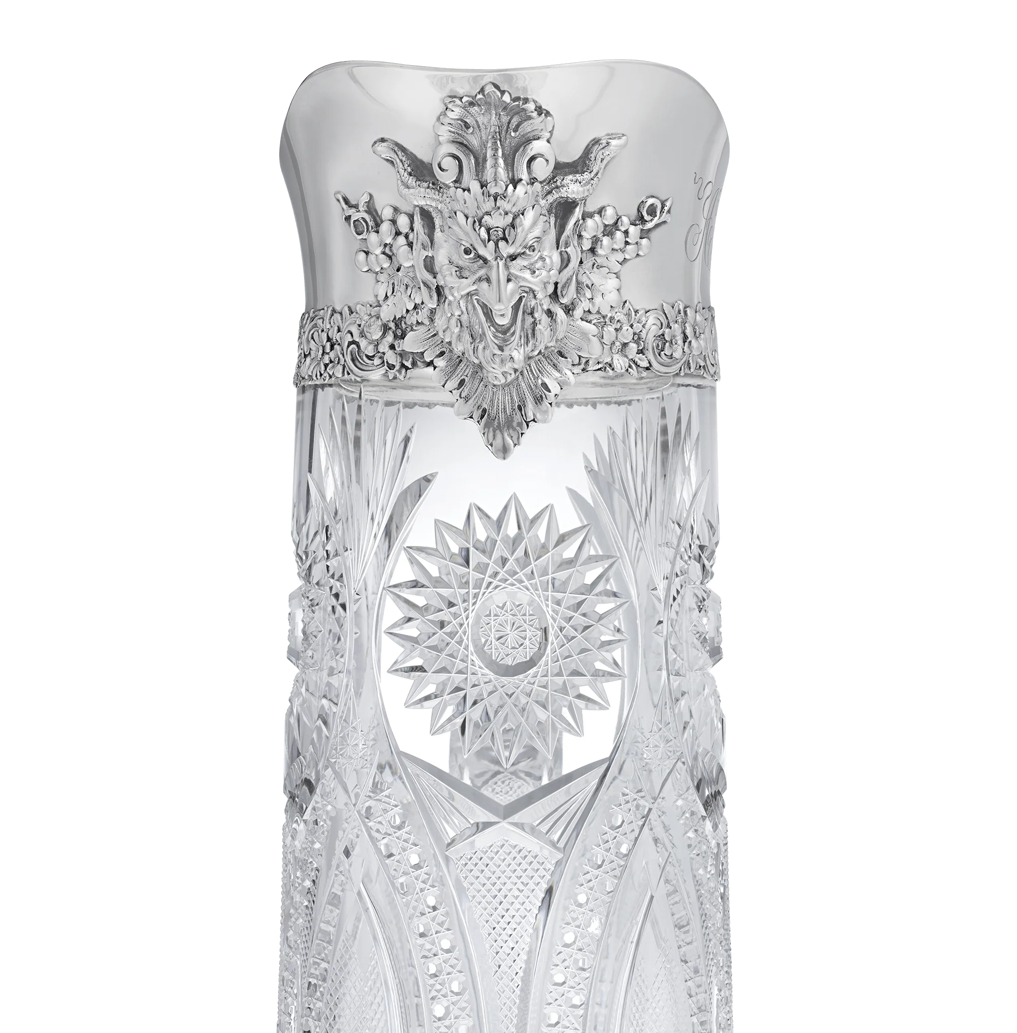 Tiffany & Co. Silver and Cut Glass Pitcher - Image 3